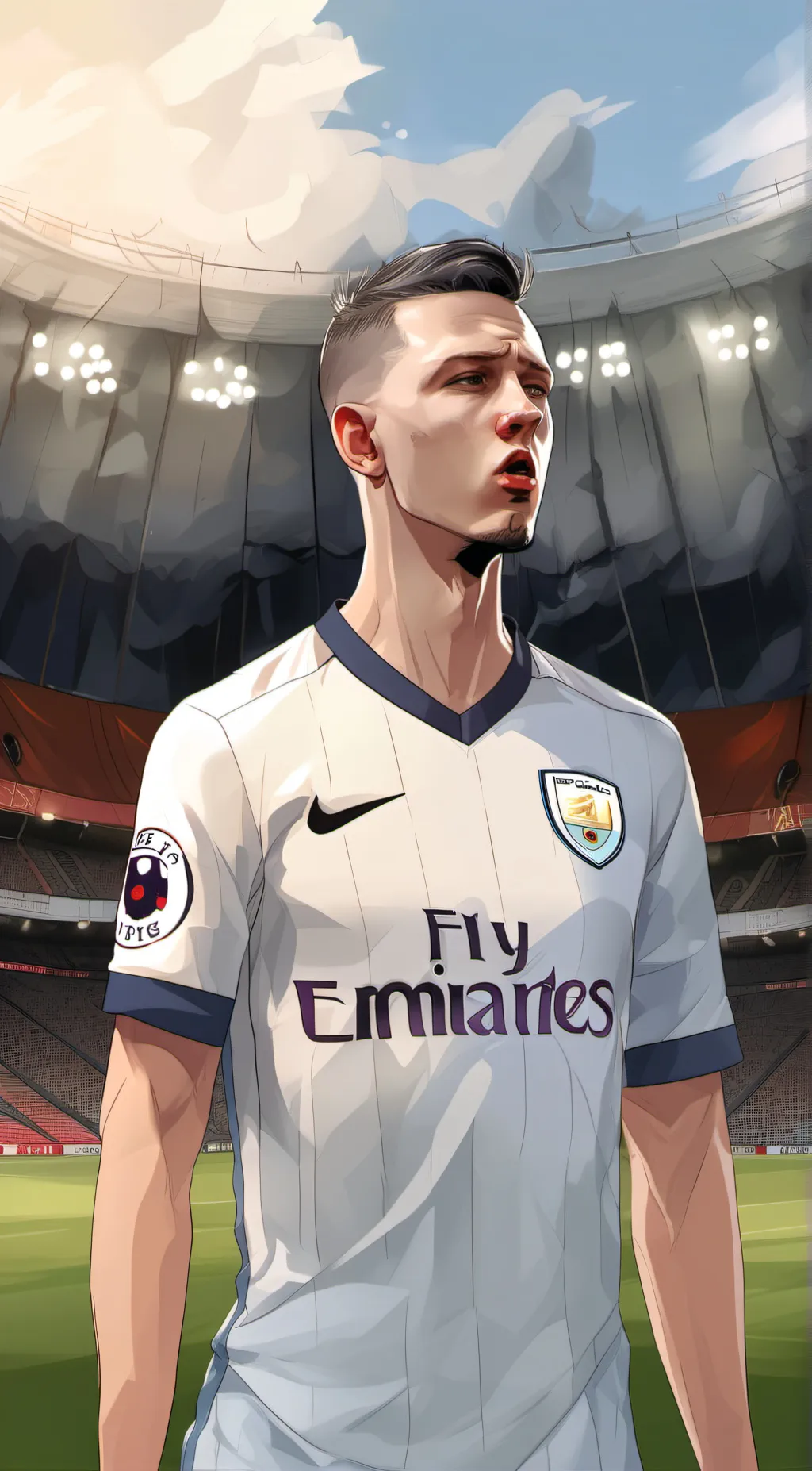 ai character: Phil Foden background