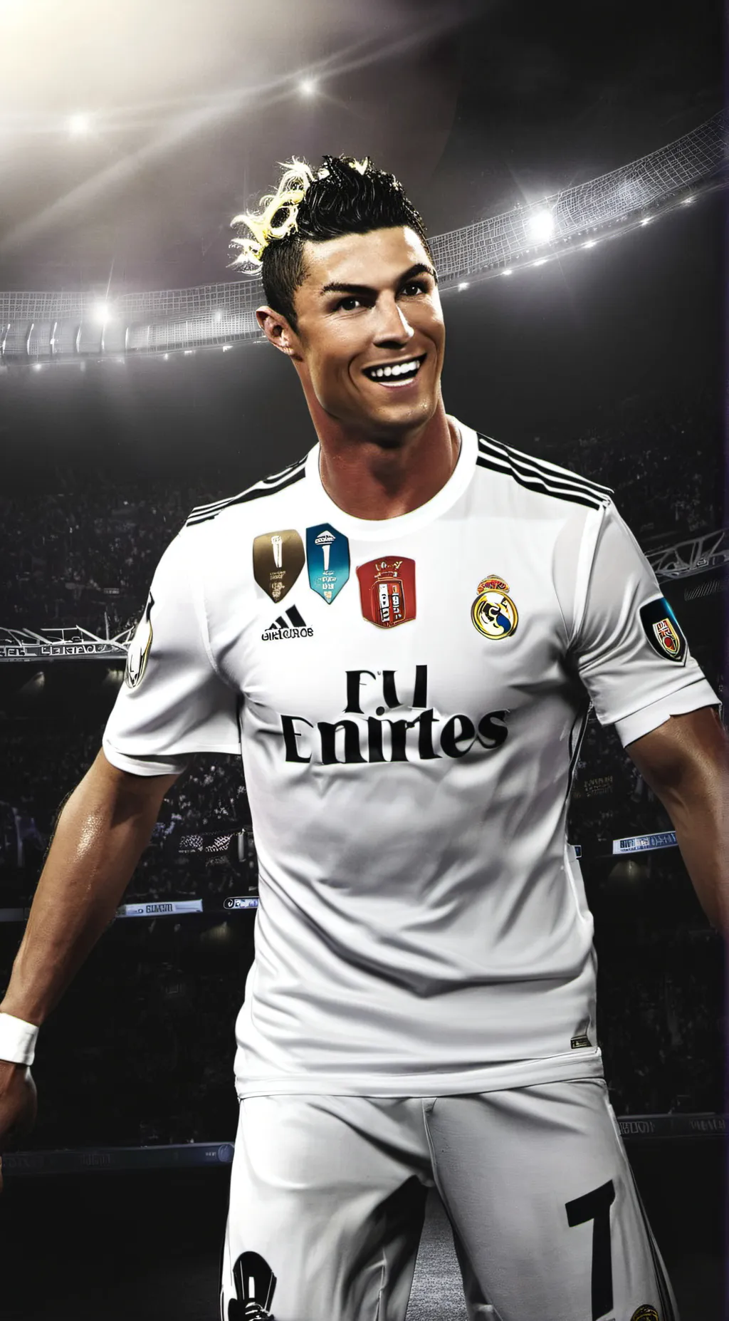 ai character: Cristiano Ronaldo background