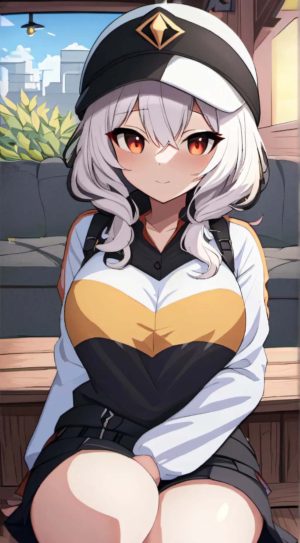 ai character: Abby  background