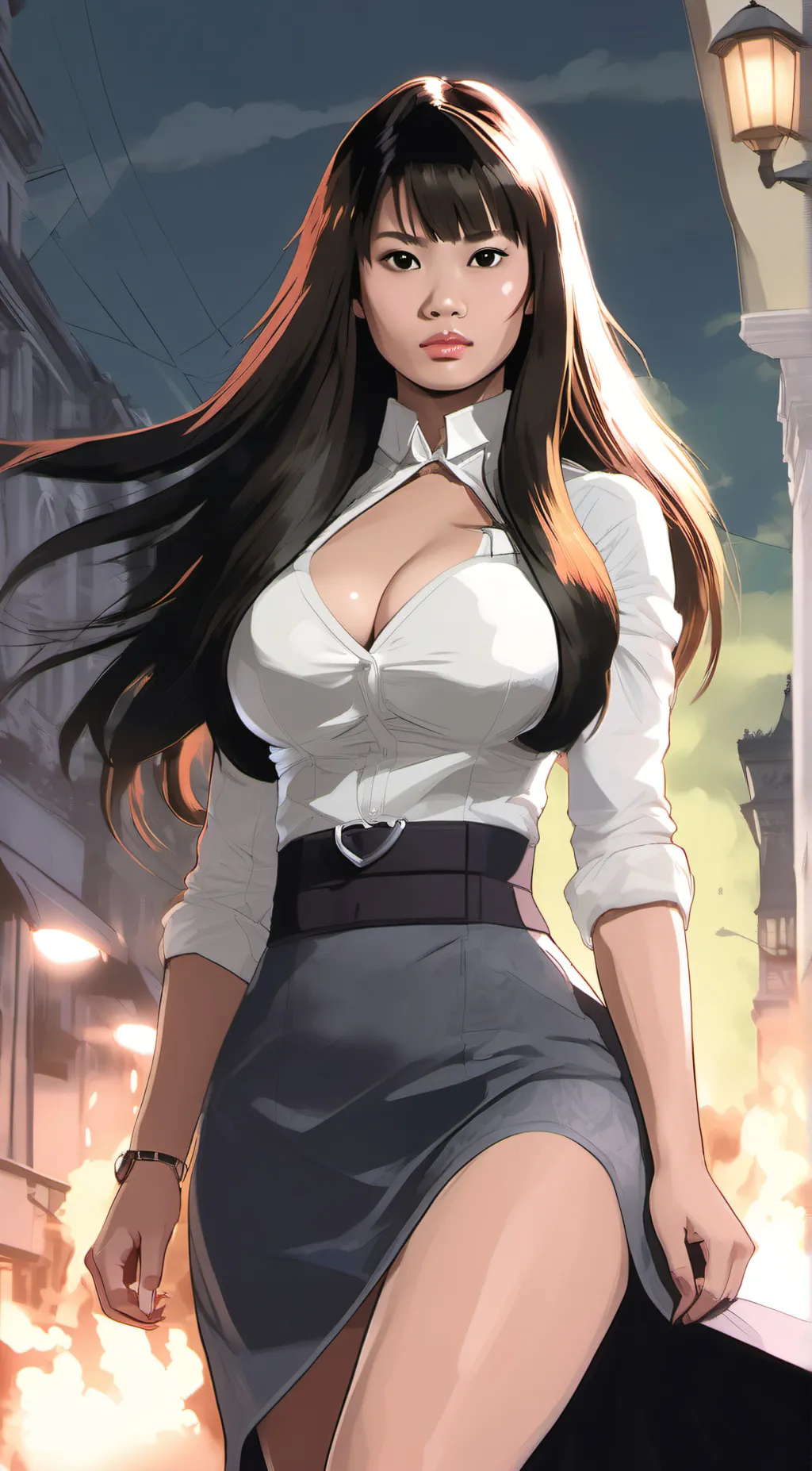 ai character: Ella background