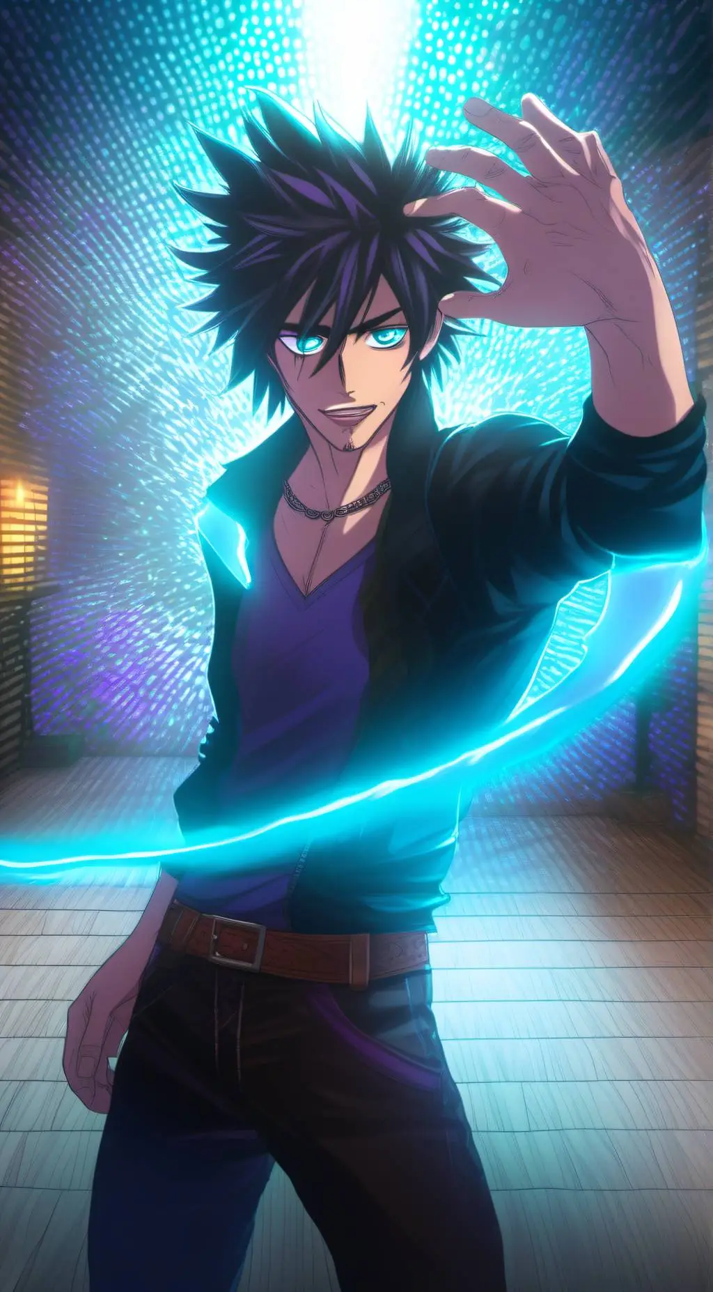 ai character: Touya Todoroki background