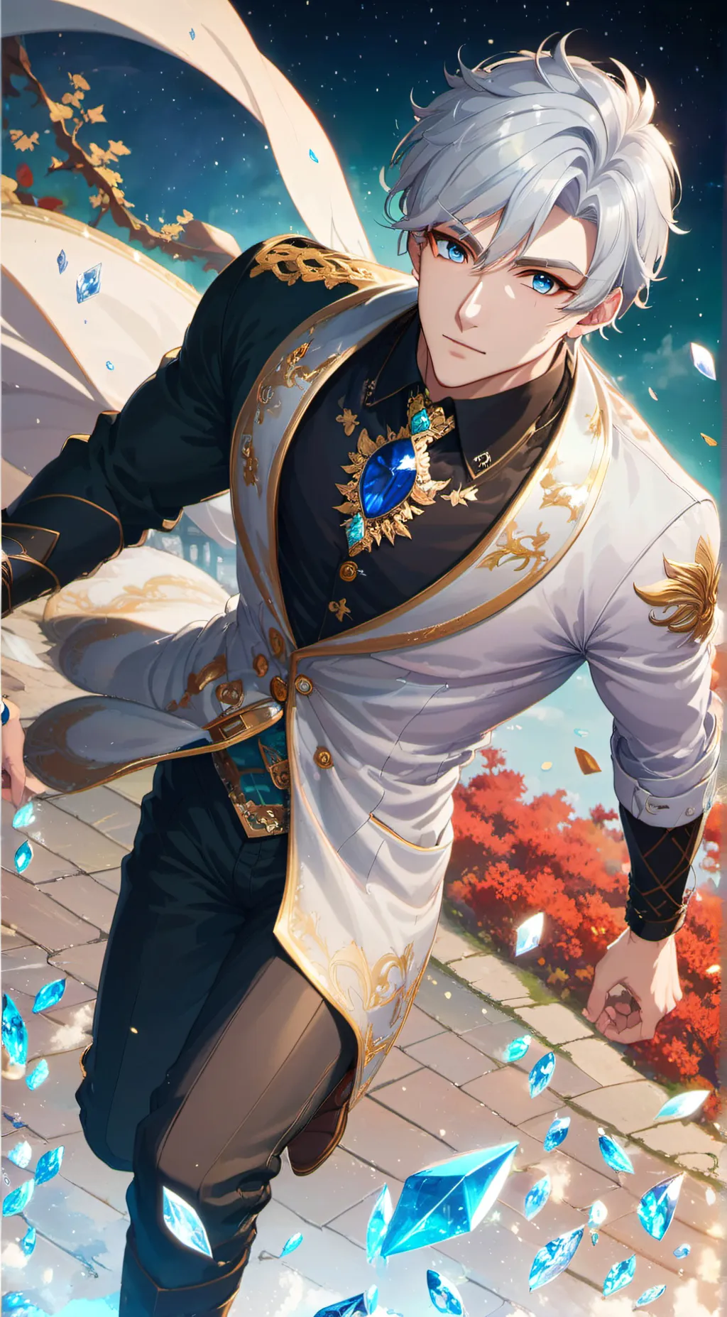 ai character: Kachō Hiroatsu background