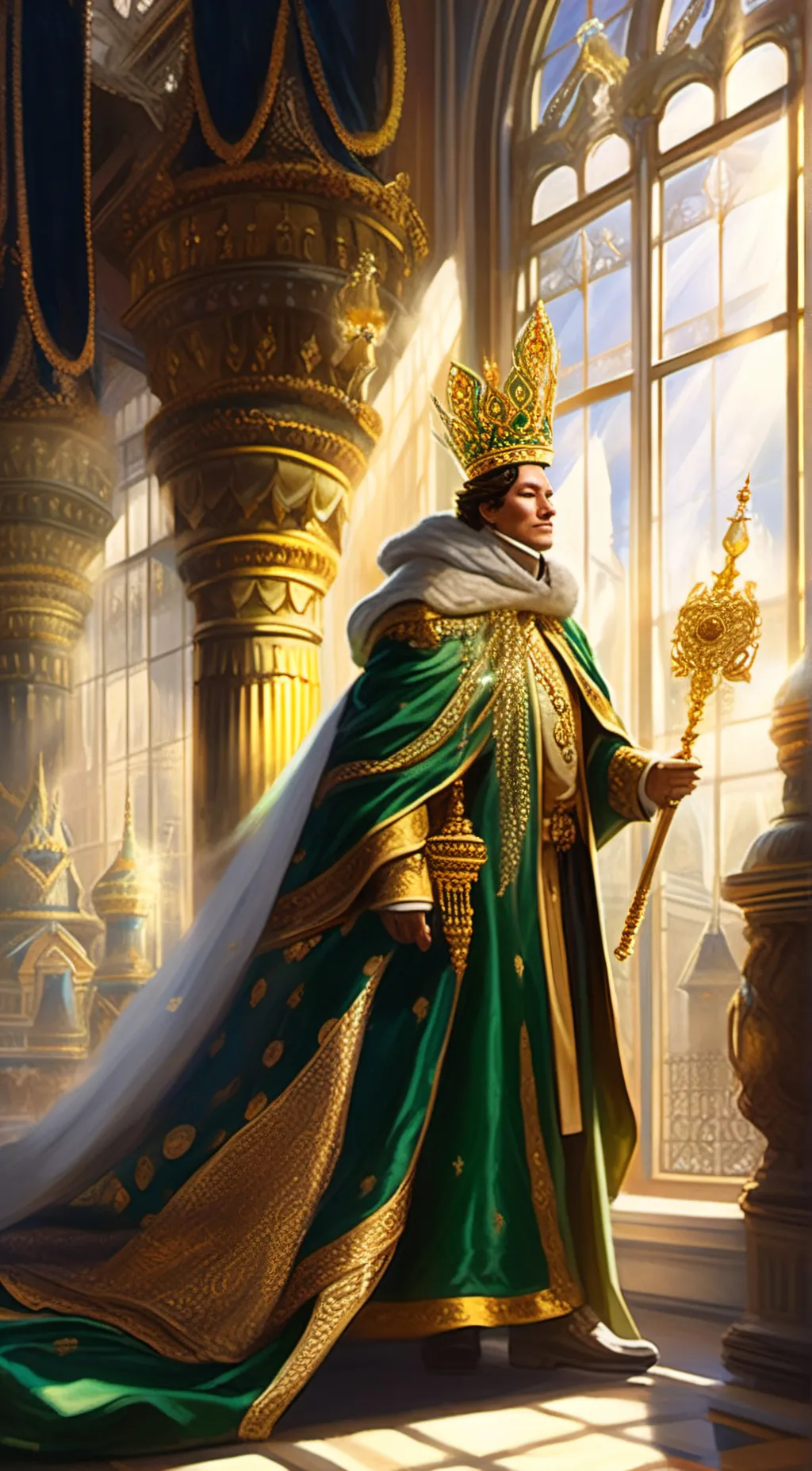 ai character: king jack background