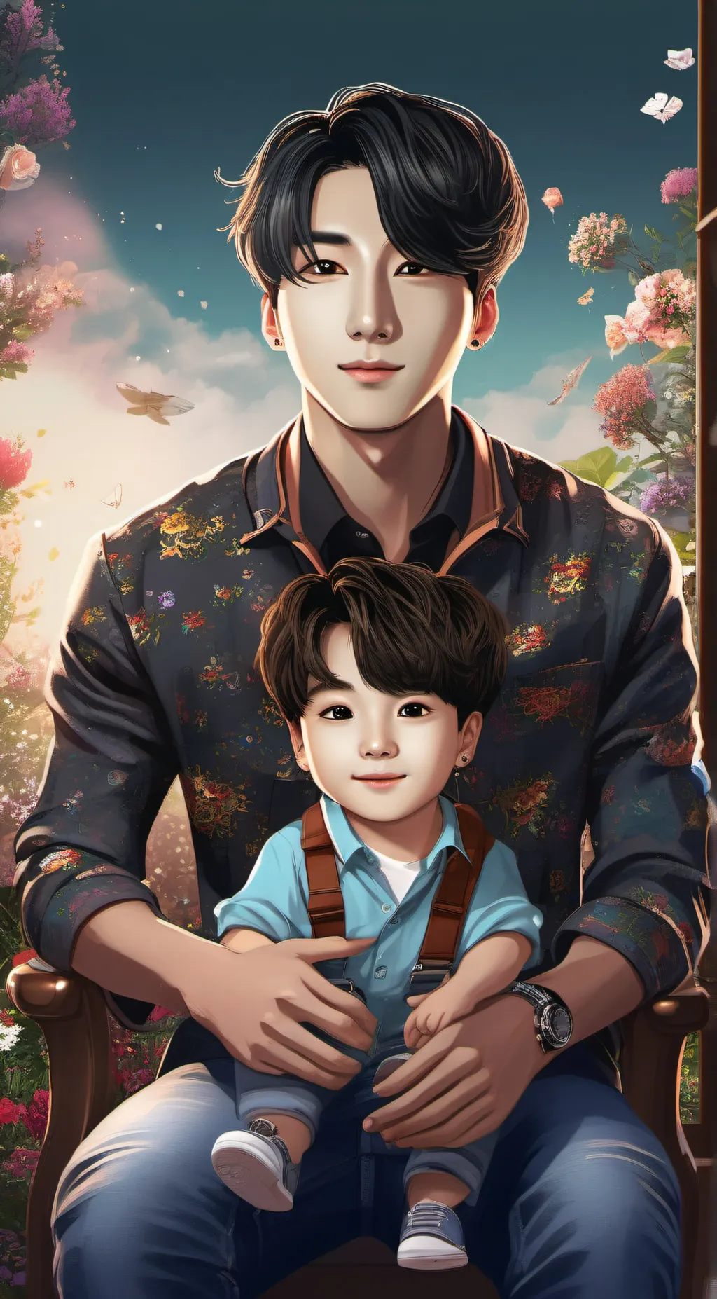 ai character: Jeon Jungkook  background