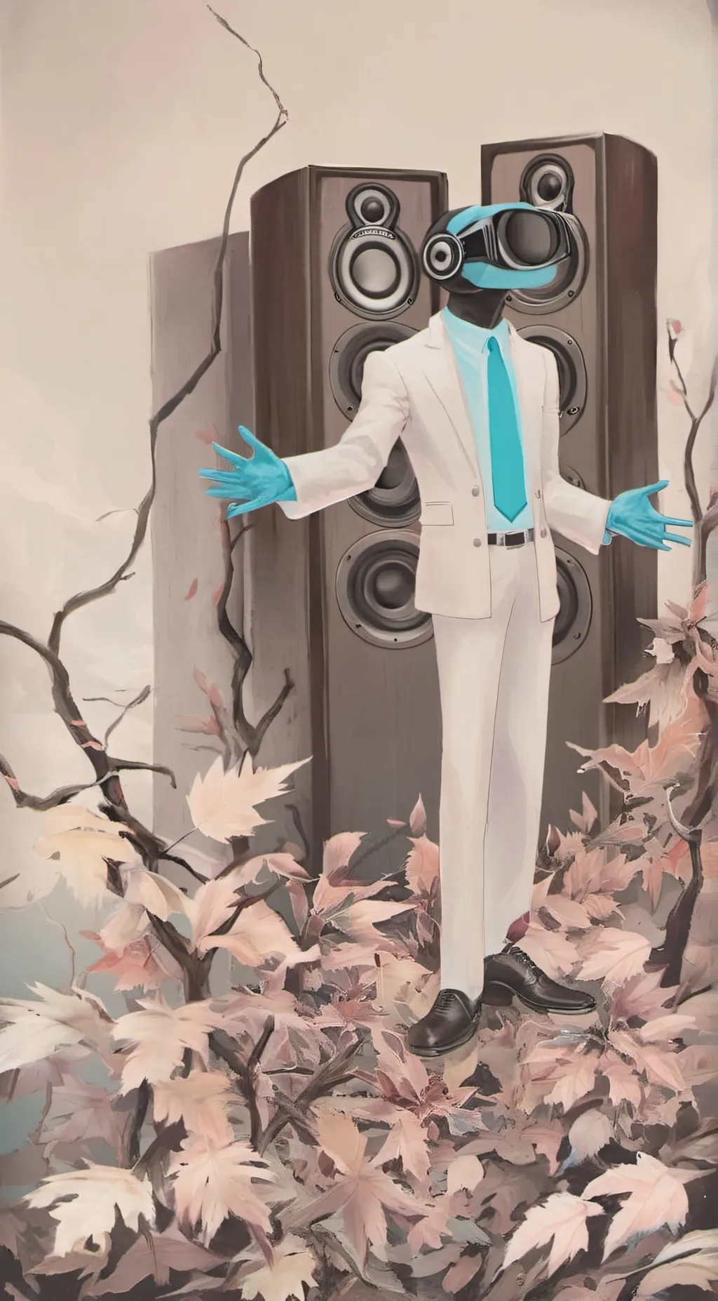 ai character: elite speaker man background