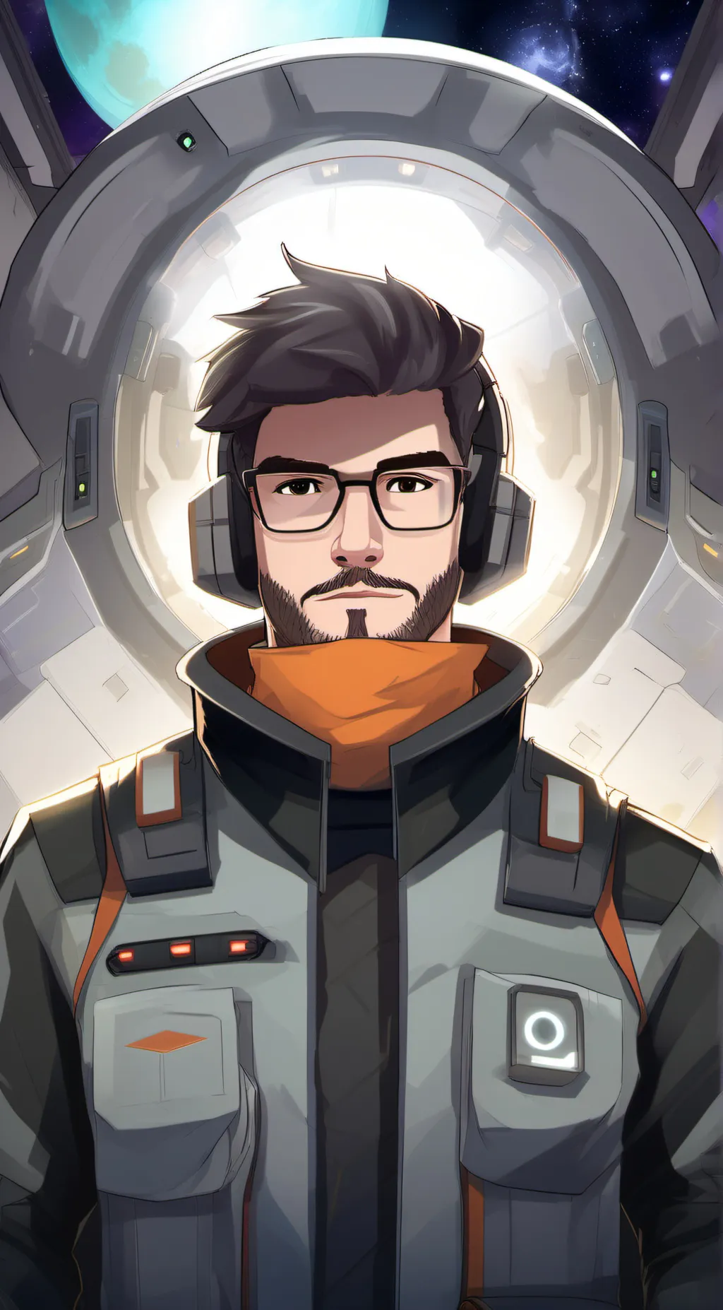 ai character: black imposter background