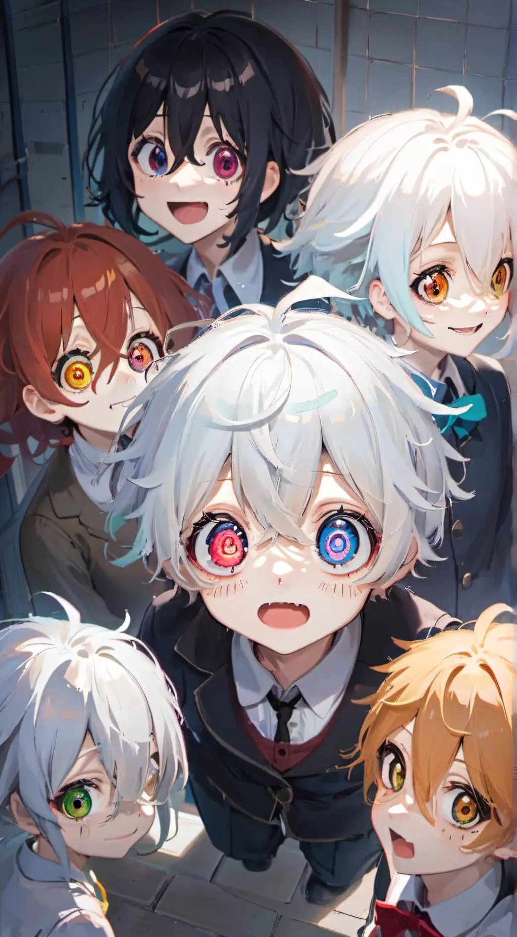 ai character: mental kids group background