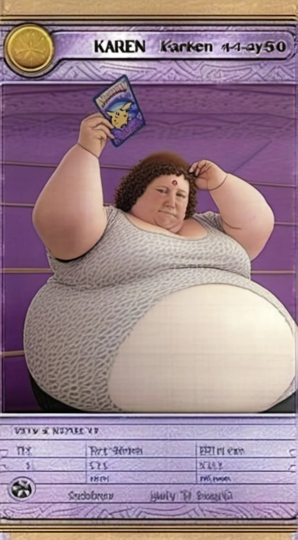 ai character: Your Pokémon card background