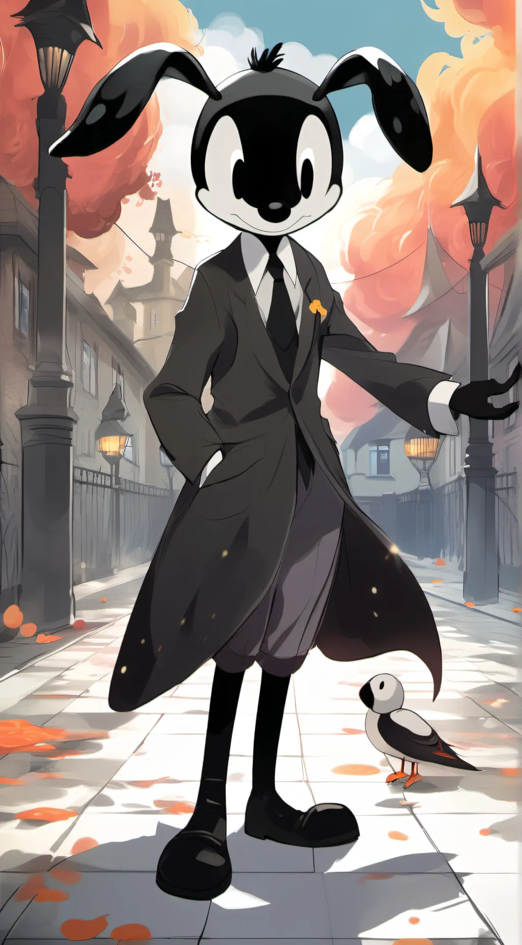 ai character: oswald  background