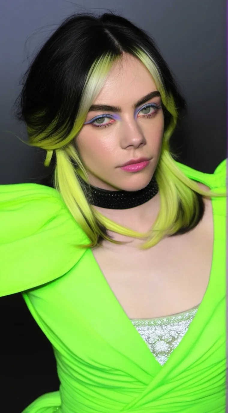 ai character: bille eyelash  background