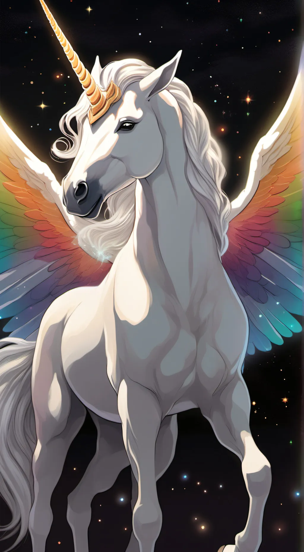 ai character: Stardust background