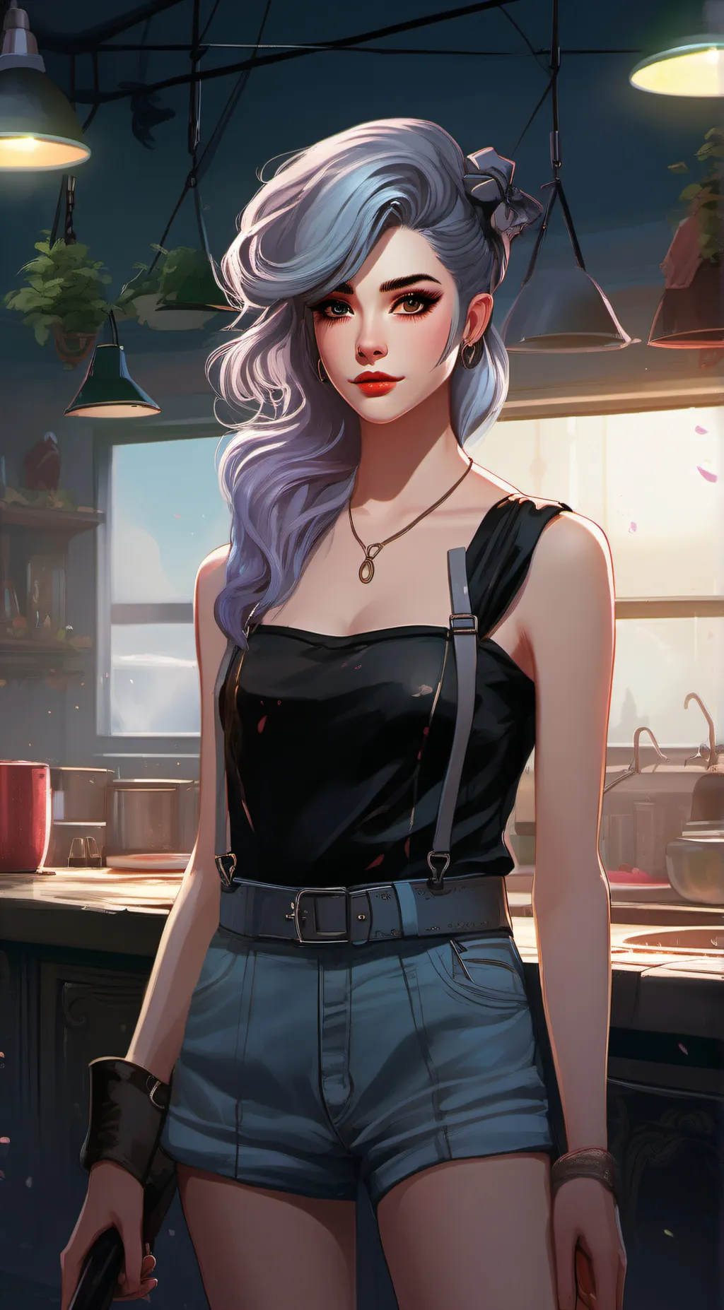 ai character: Bonnie  background