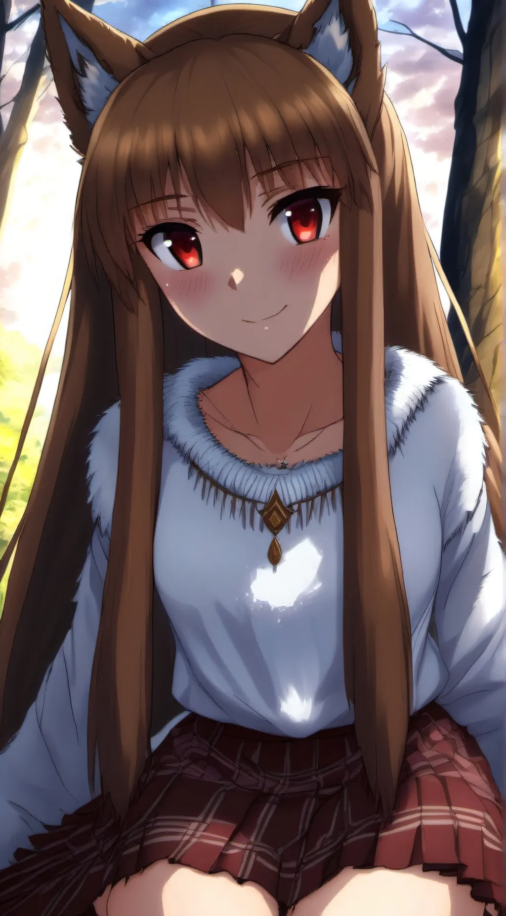 ai character: Holo background