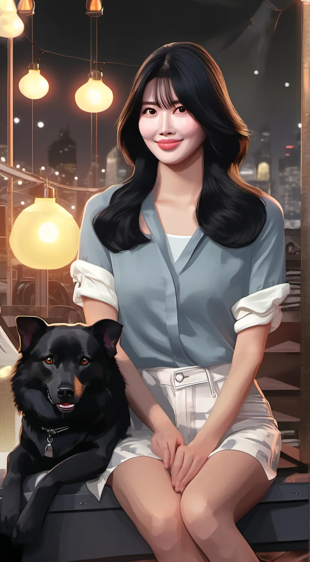 ai character: Char Moza  background