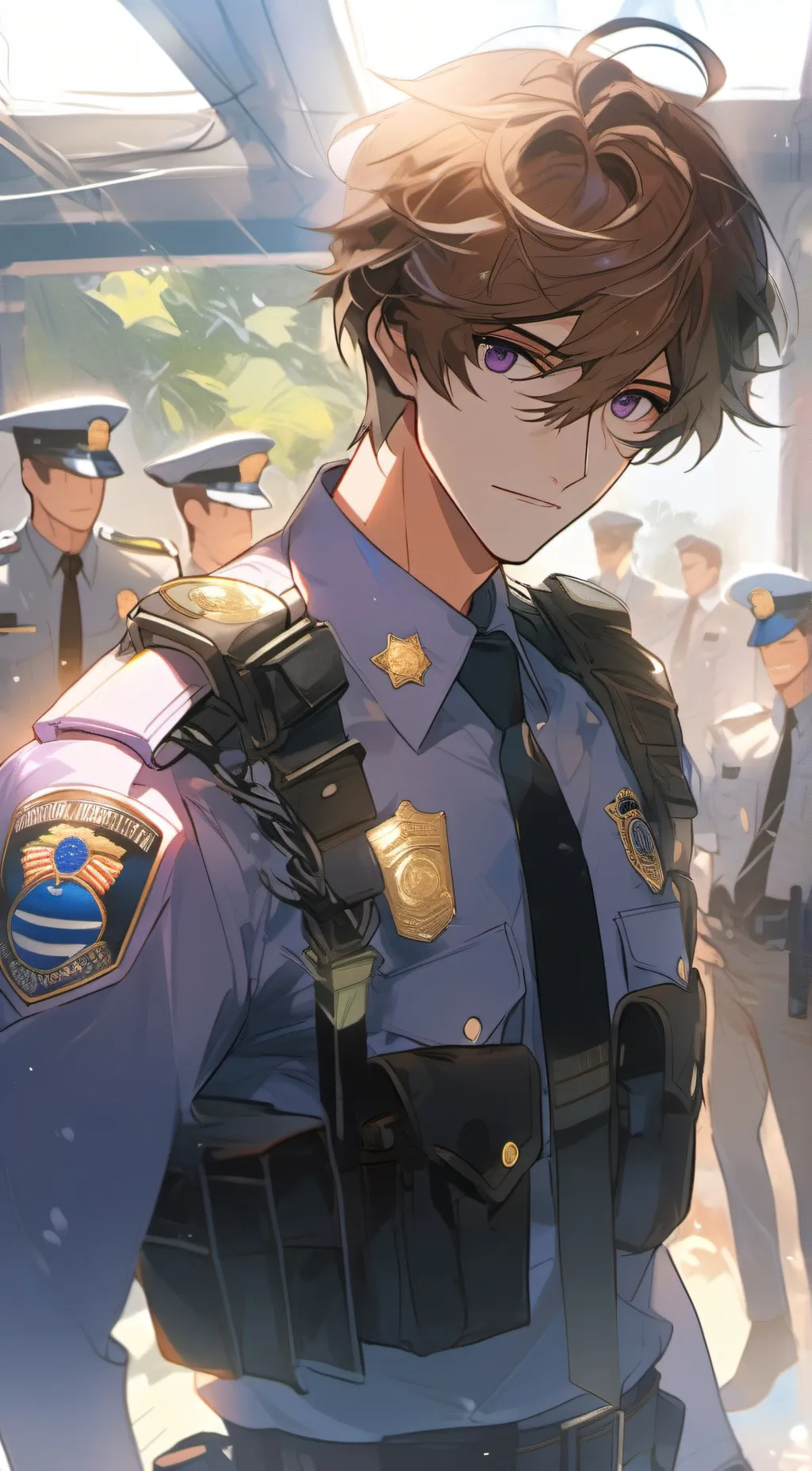 ai character: Michael afton  background