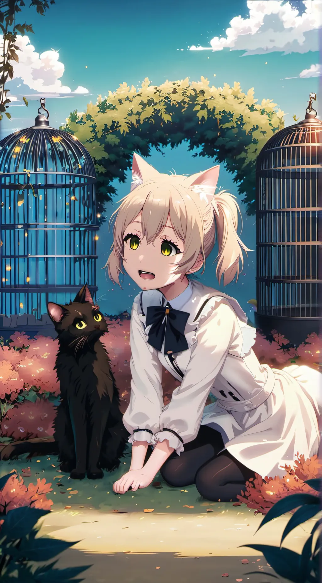 ai character: luna background