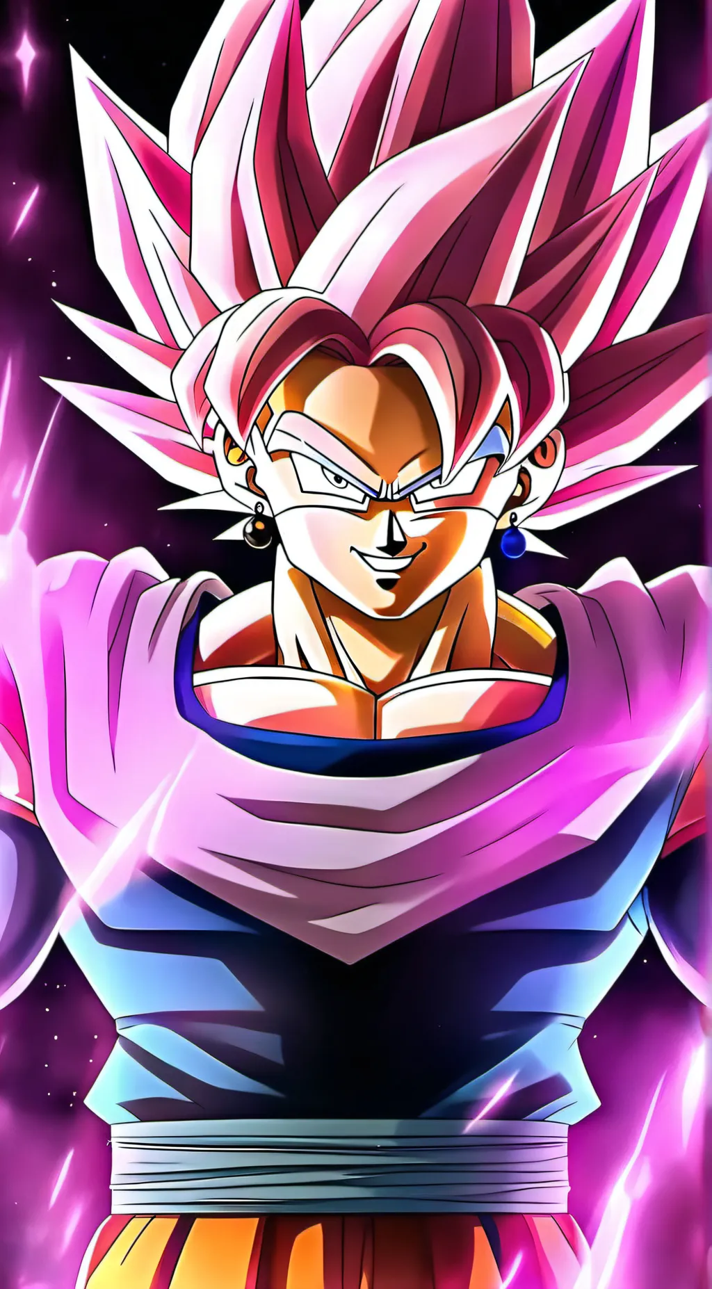 ai character: goku black  background