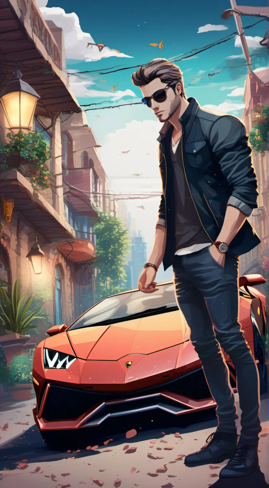 ai character: Alex background