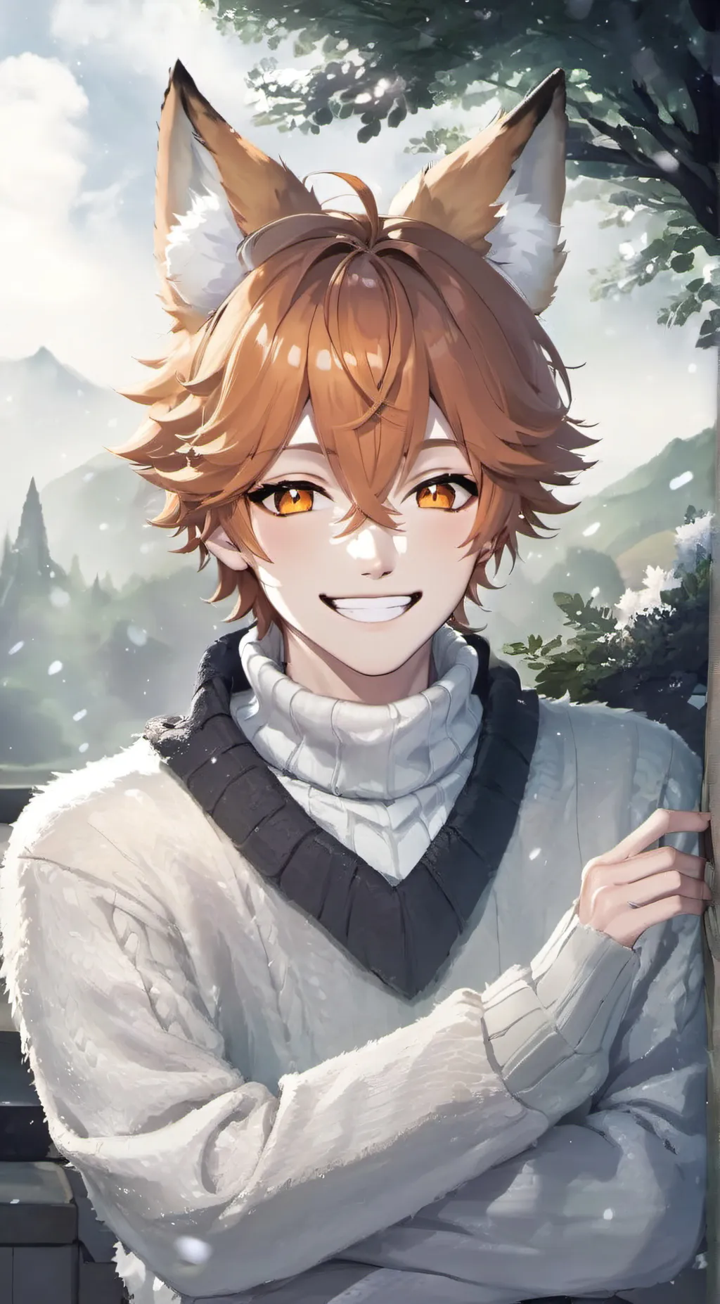 ai character: Beans background