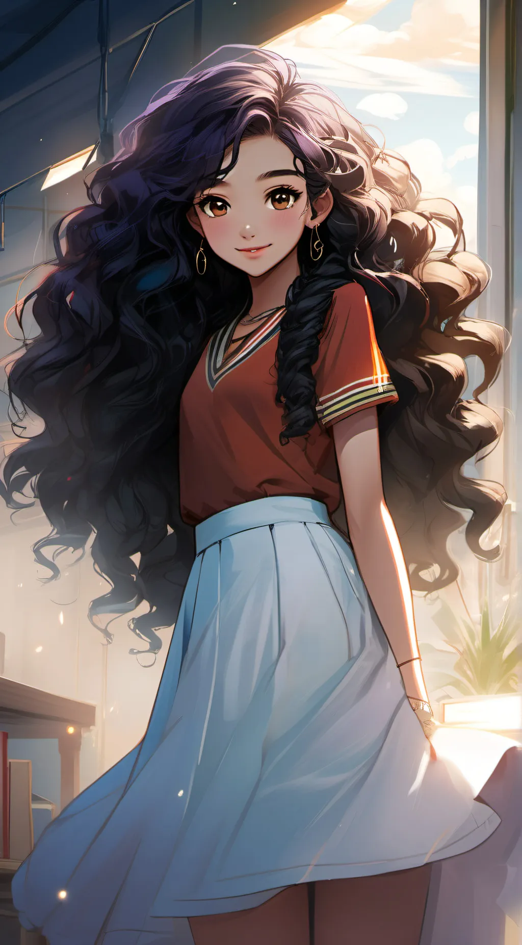 ai character: lila background