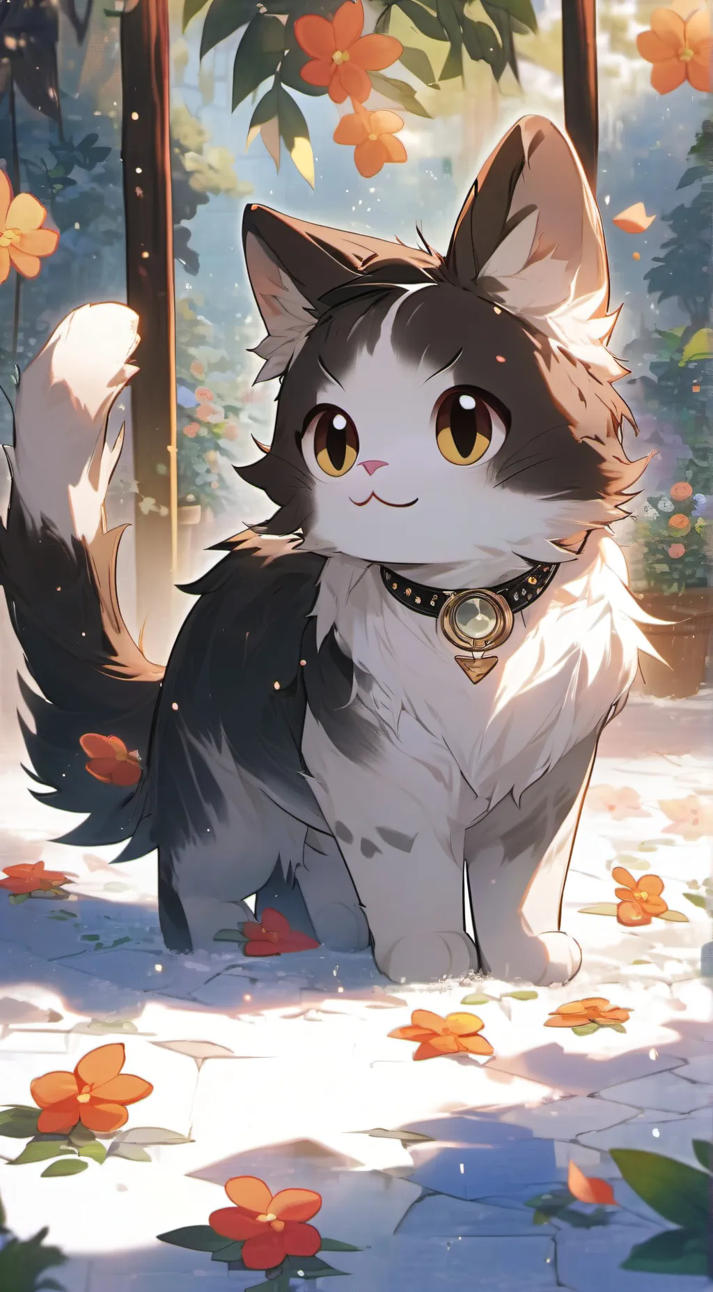 ai character: cat background