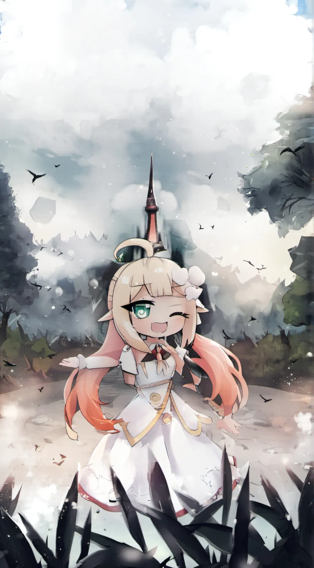 ai character: chillmelanie background