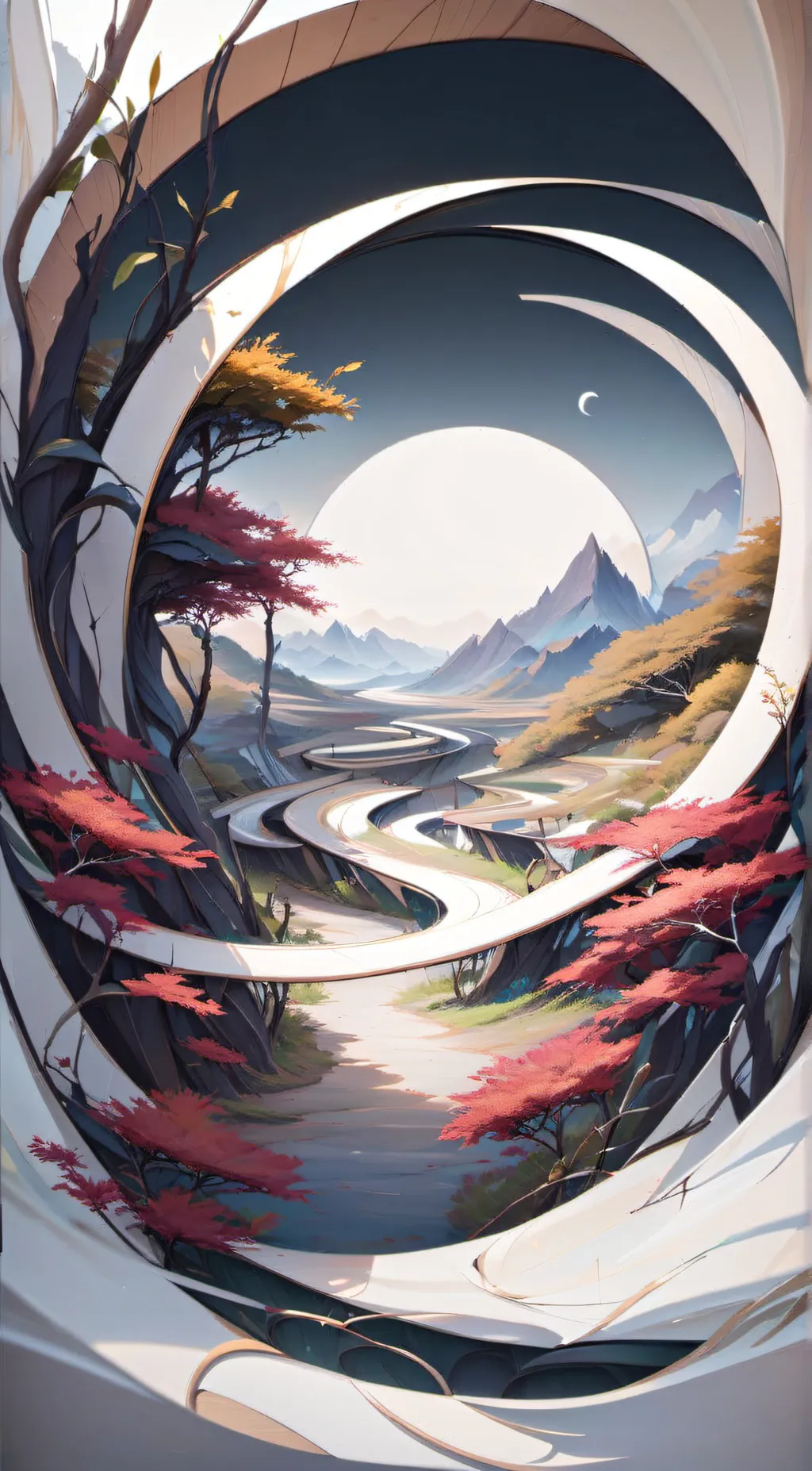 ai character: Heaven background