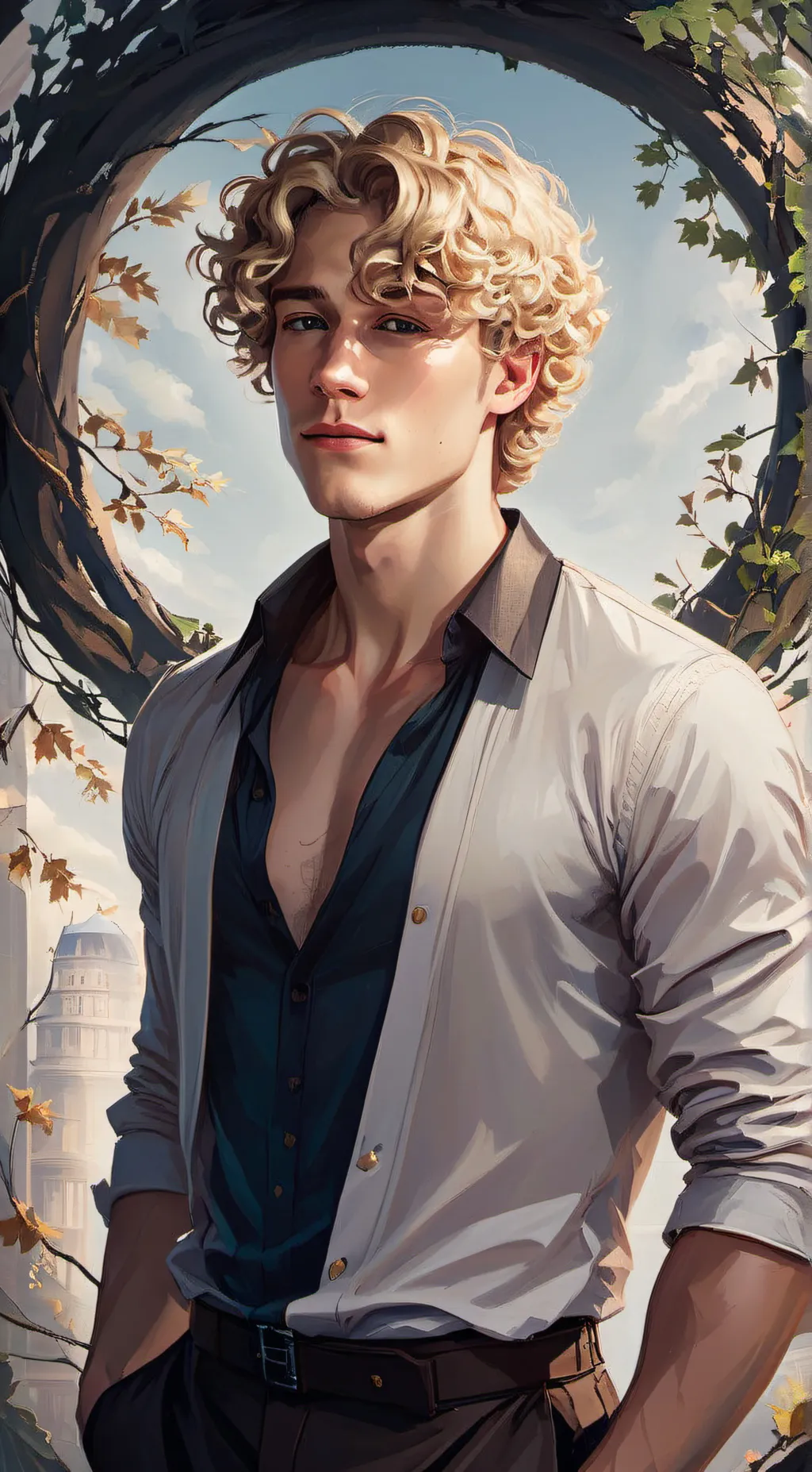 ai character: Leo background