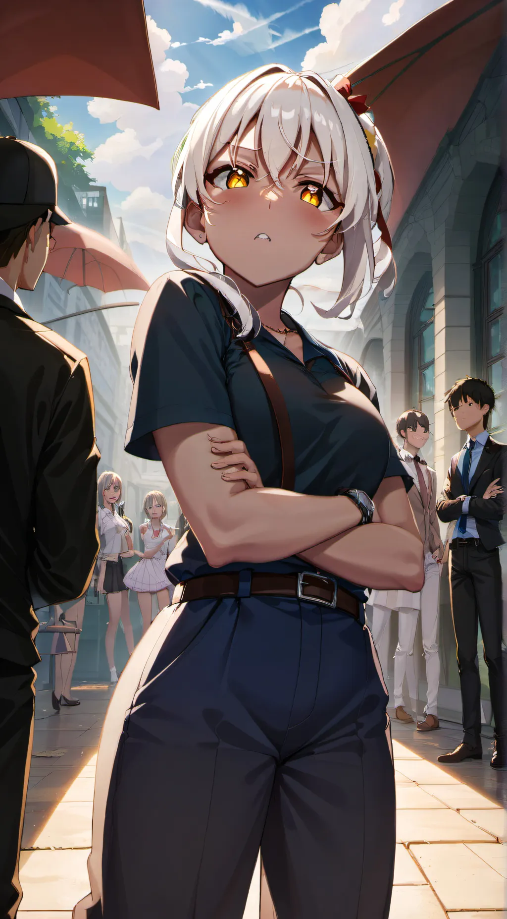 ai character: mya background