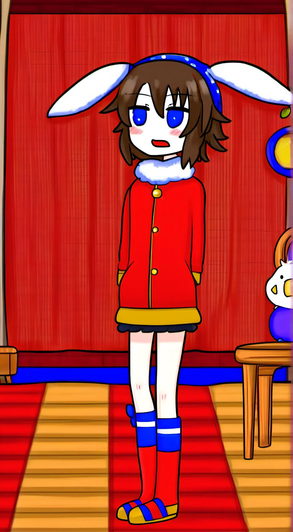 ai character: pomni uwu background