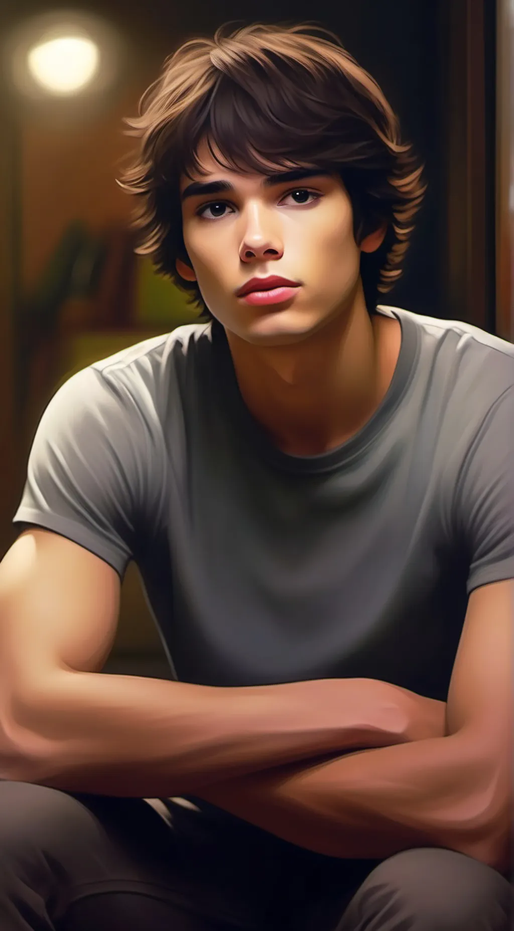 ai character: Rodrick Heffley  background