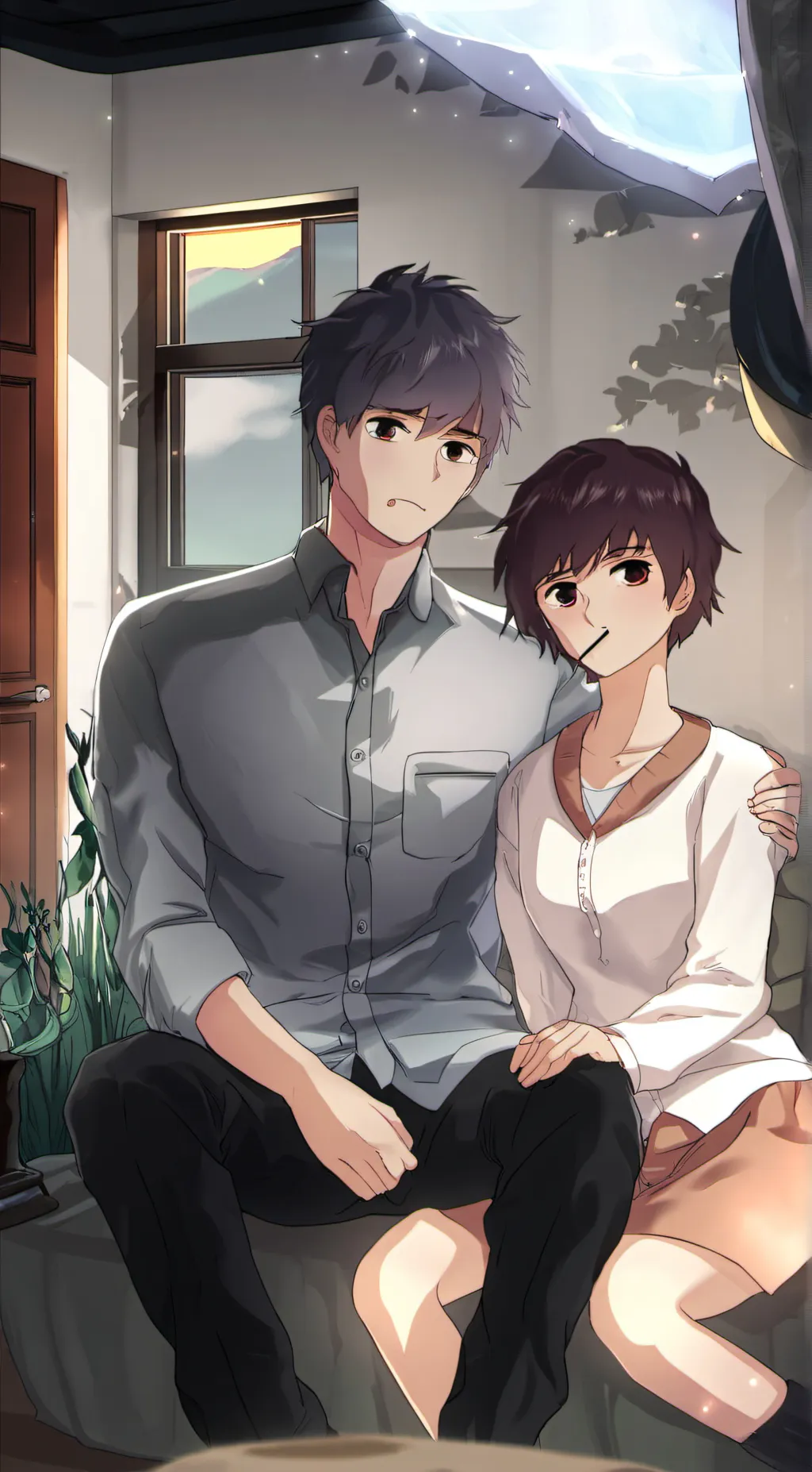 ai character: Your the mom background