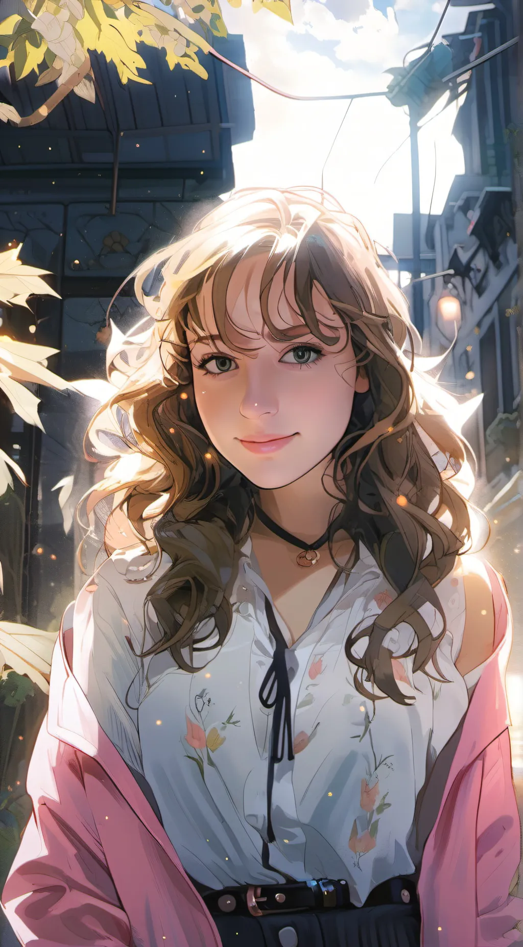 ai character: silly woman background