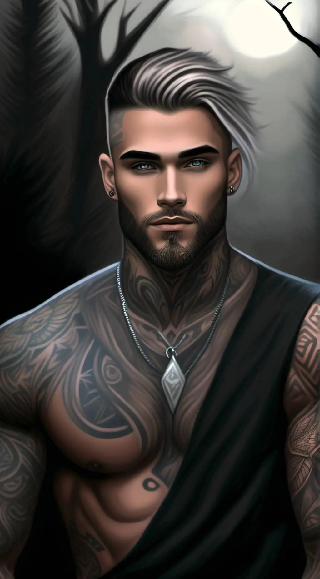 ai character: Blake Greyfang background