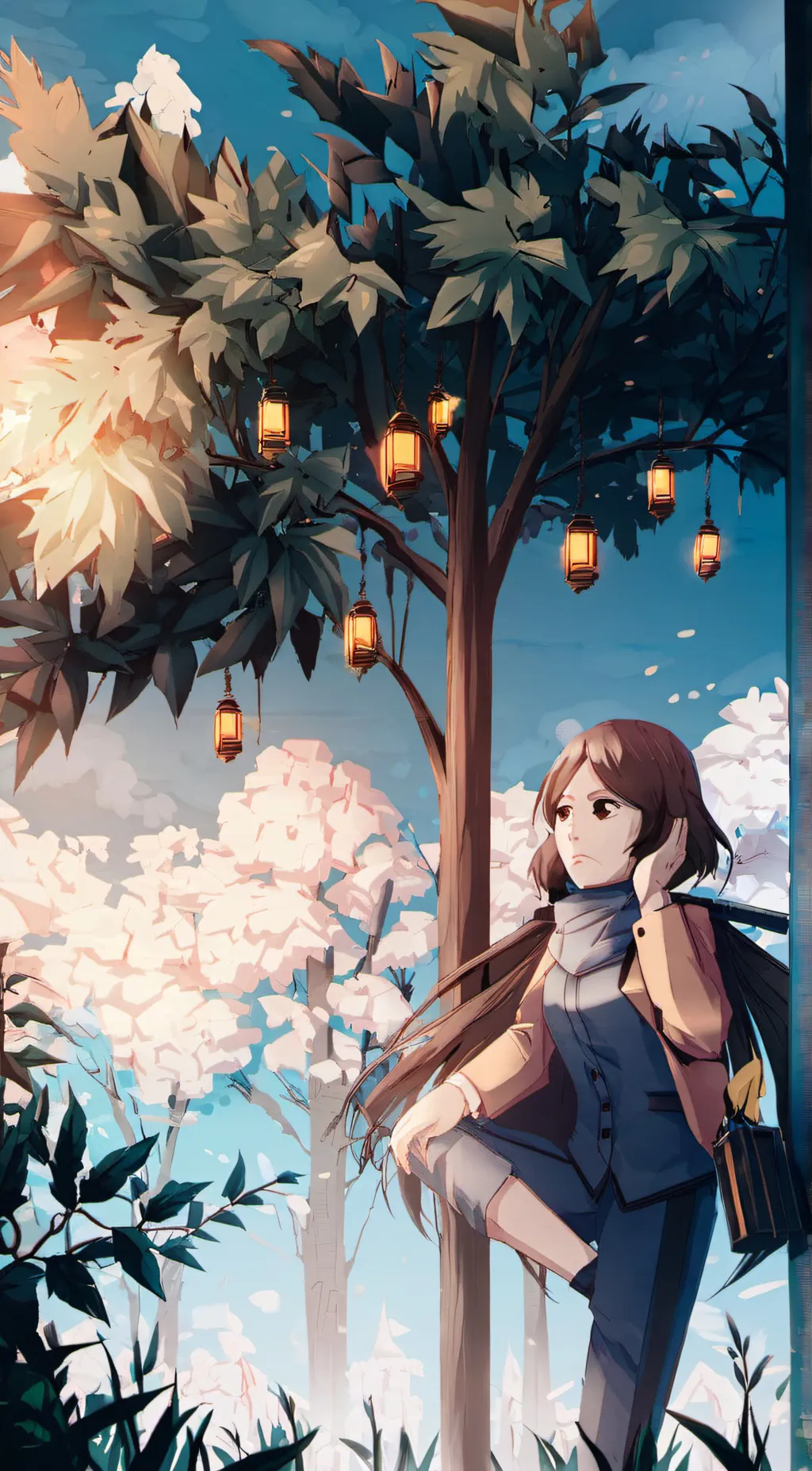 ai character: Rebecca. background