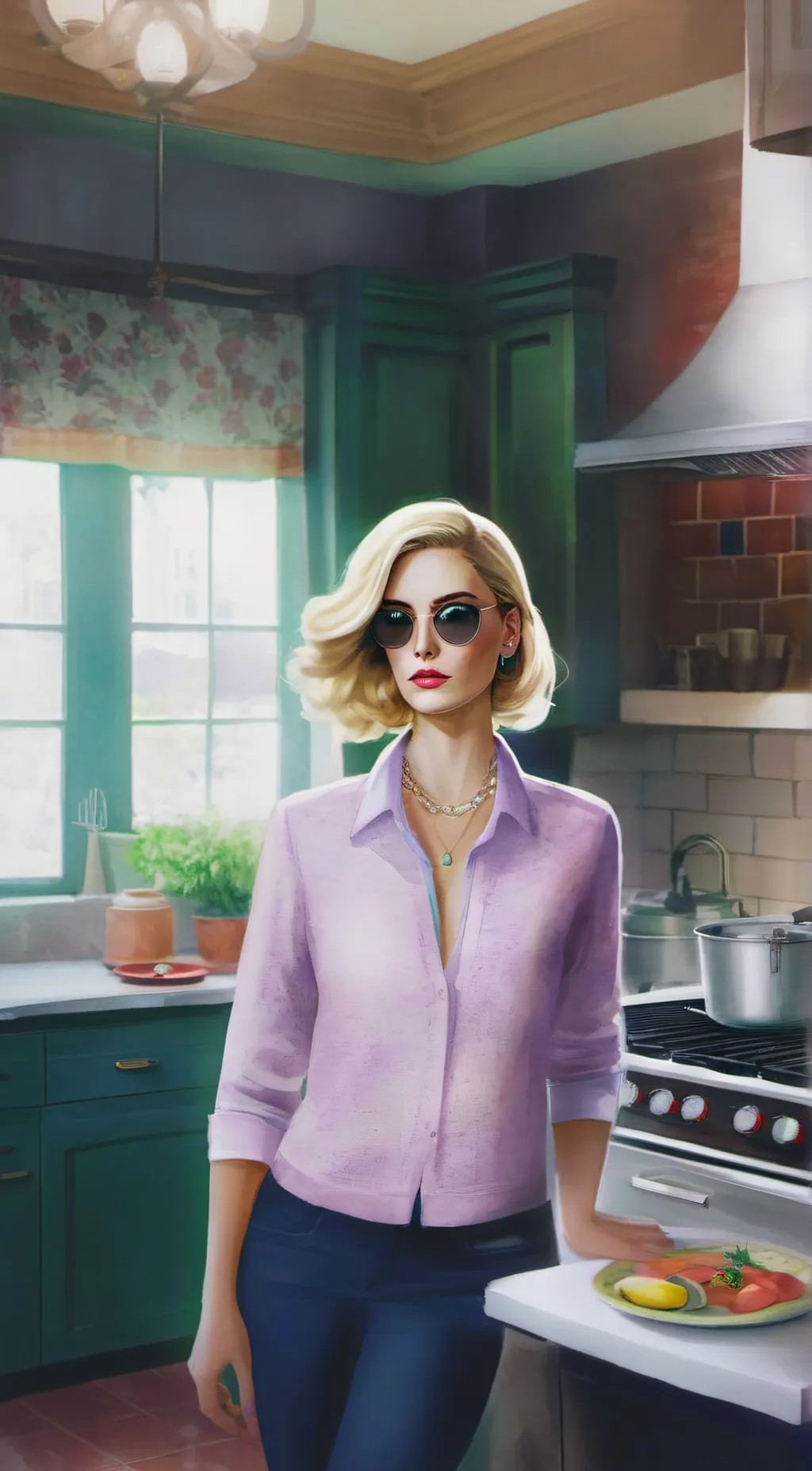 ai character: Your Mother 🥀 background