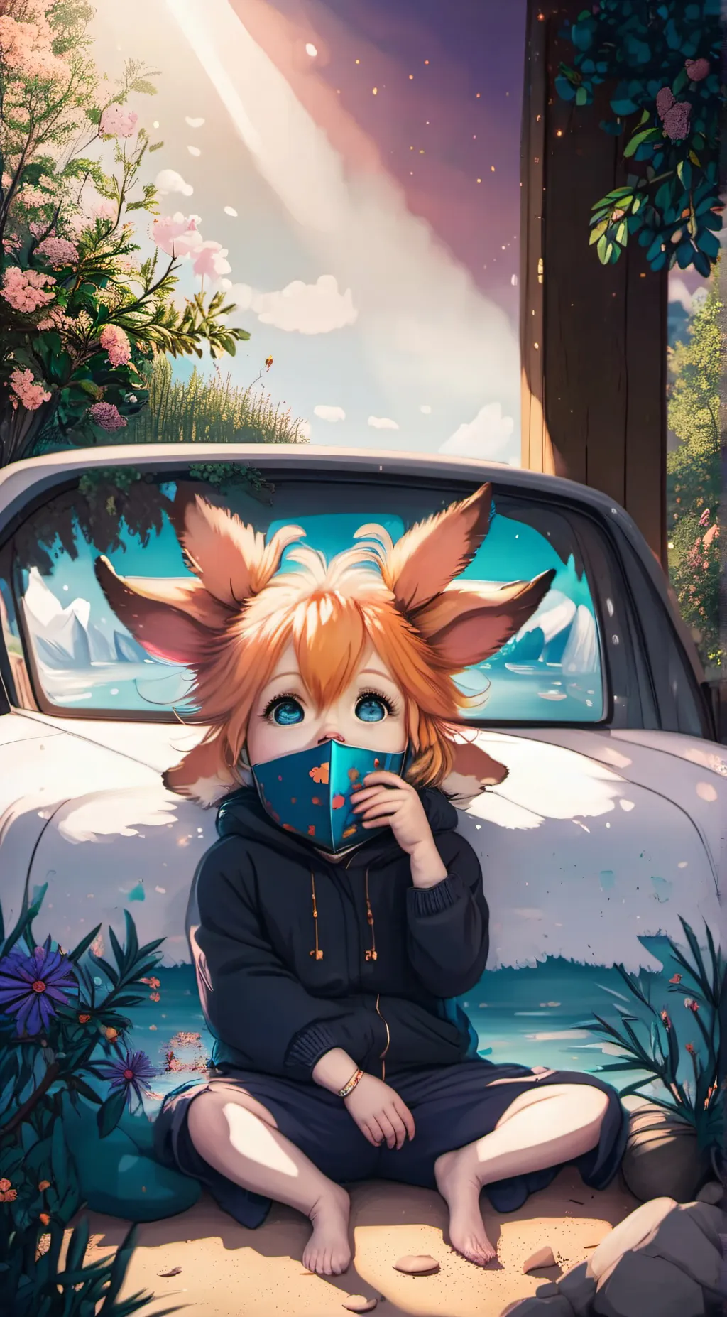 ai character: Tails  background