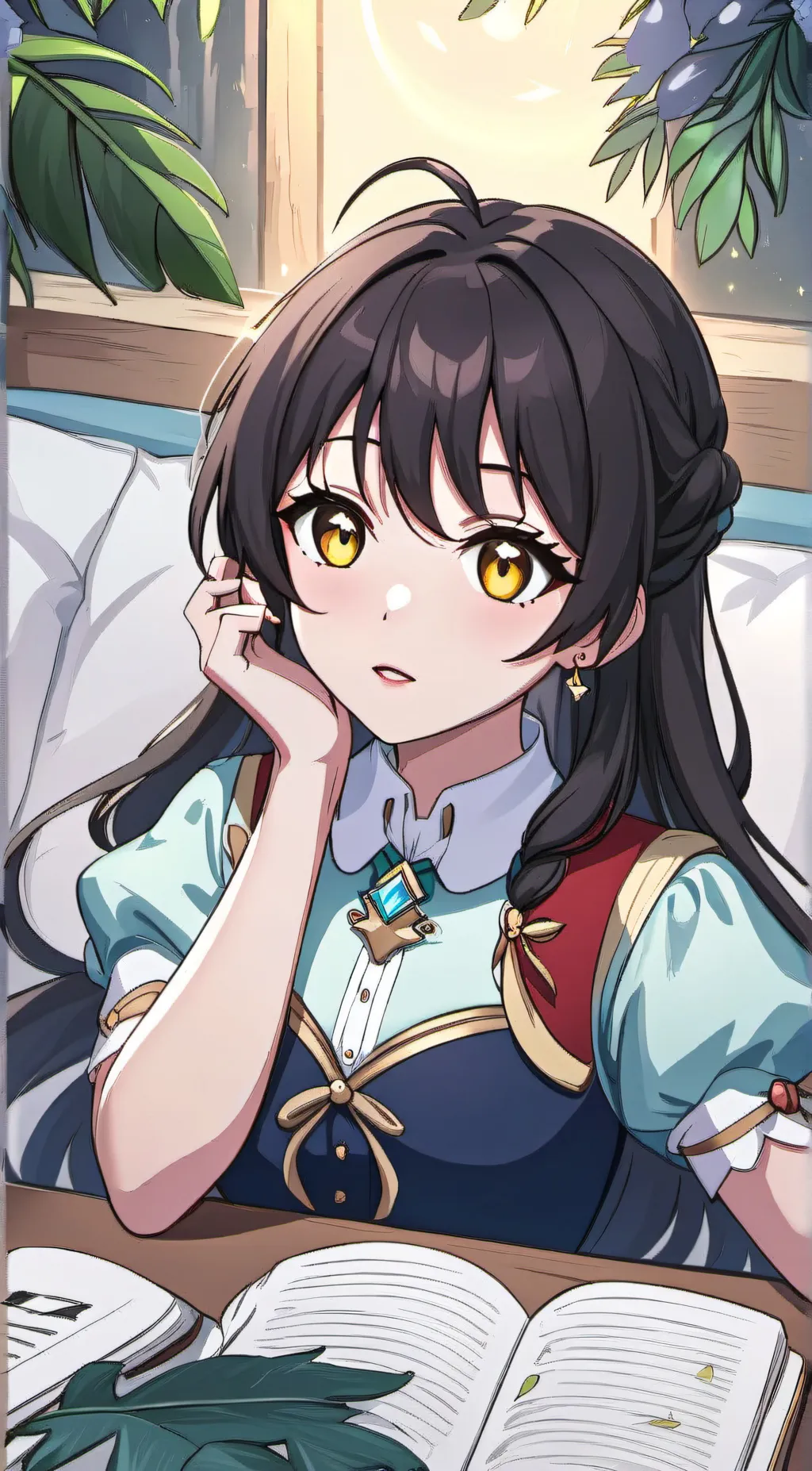 ai character: Mia  background