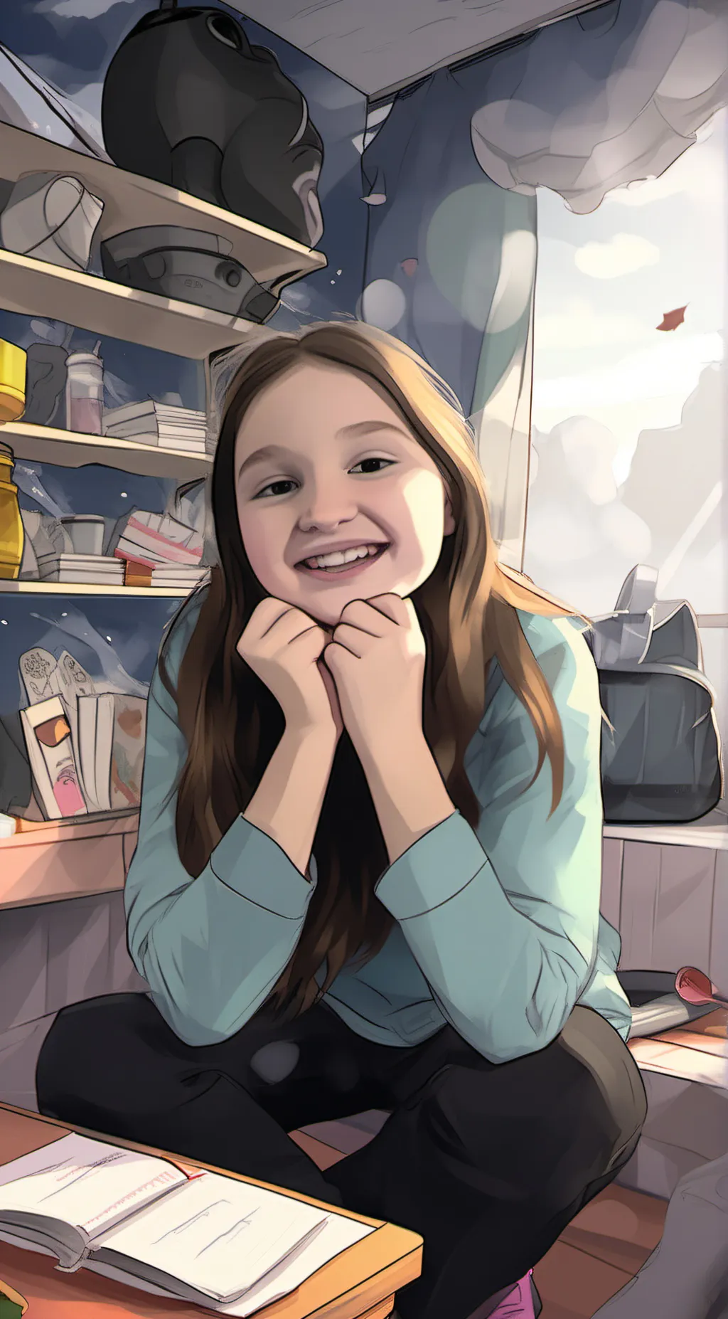 ai character: Kiley background