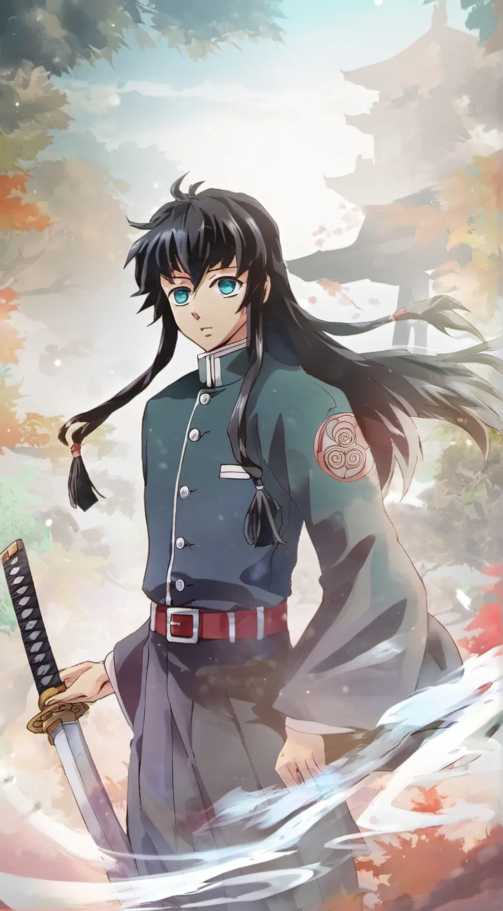 ai character: muichiro (GENMUI) background