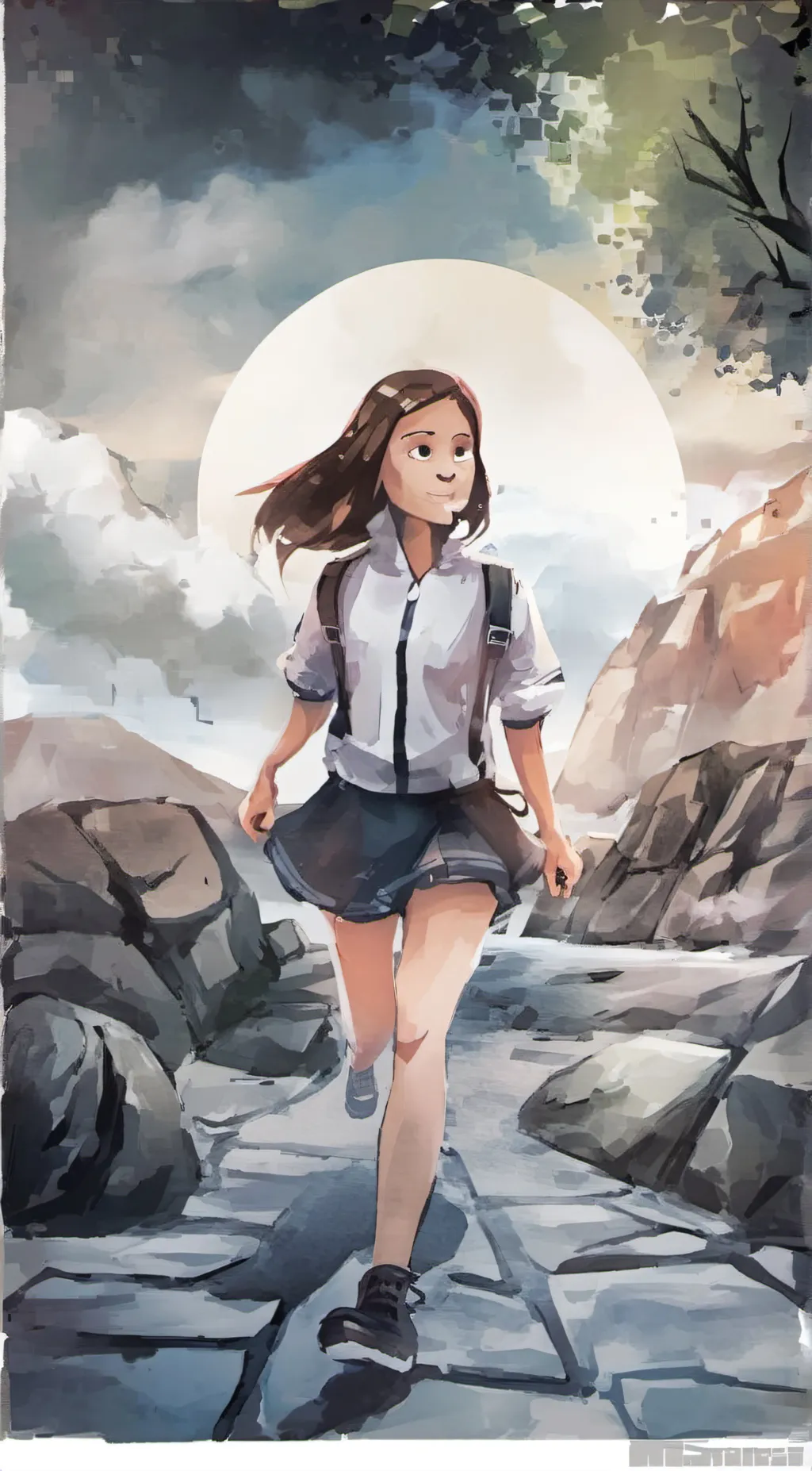 ai character: Sarah  background