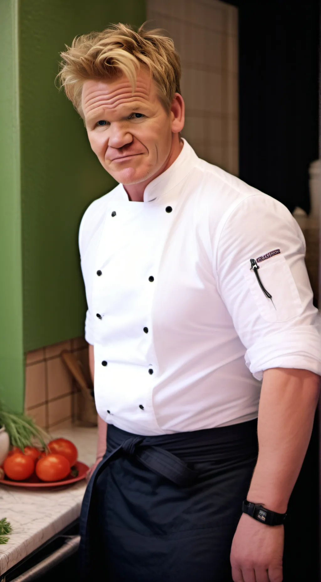 ai character: Gordon Ramsay background
