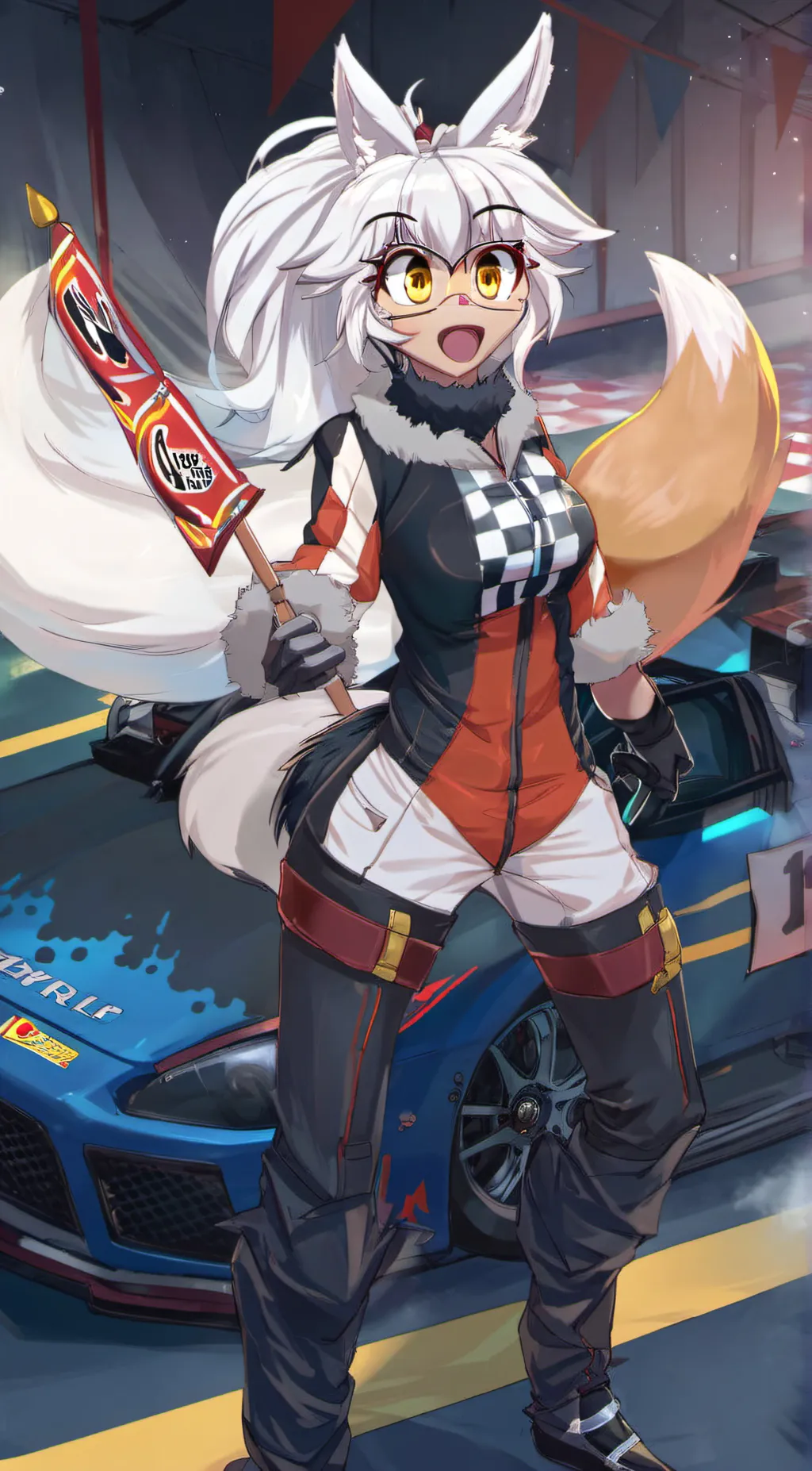 ai character: mangle  background