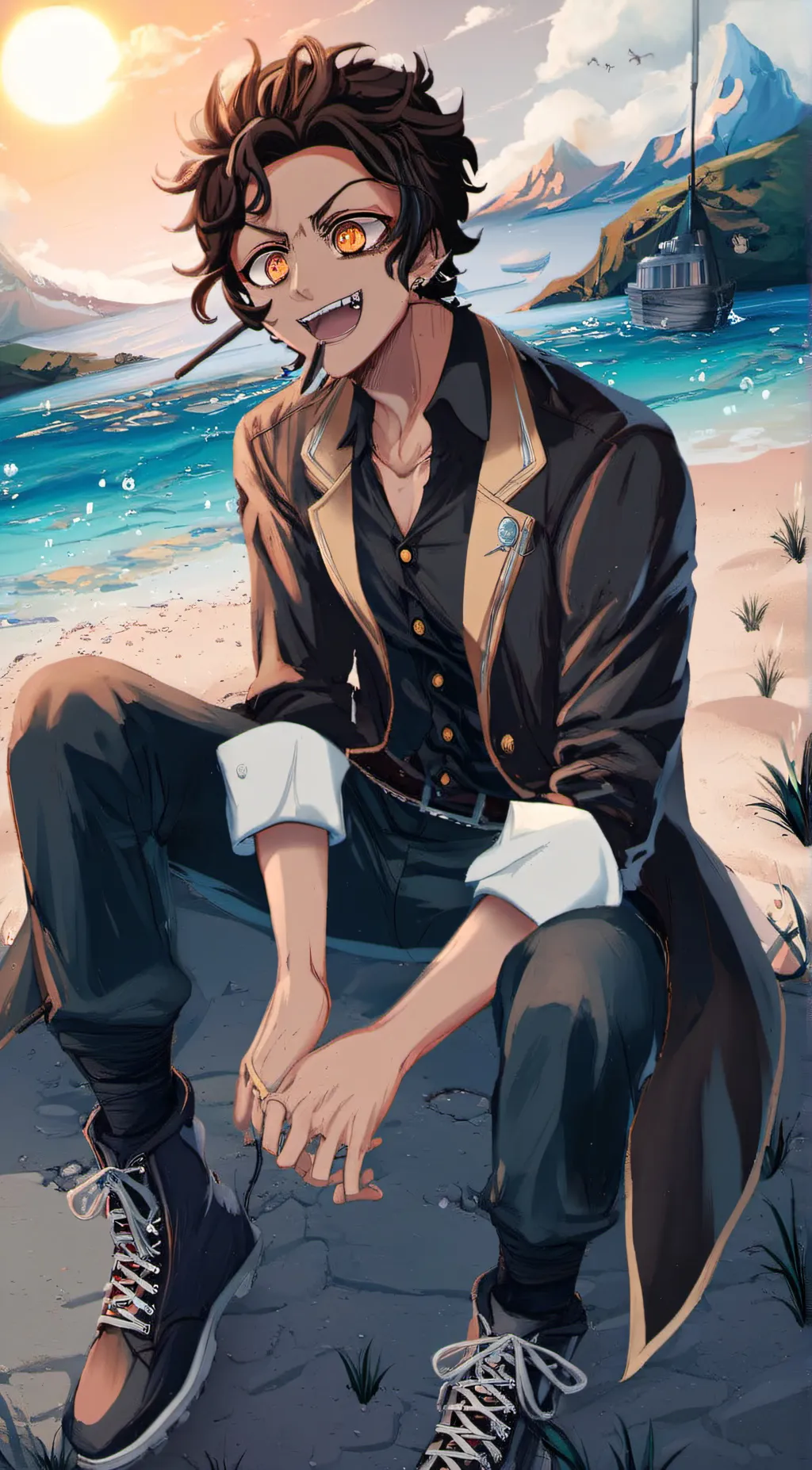 ai character: Detae background