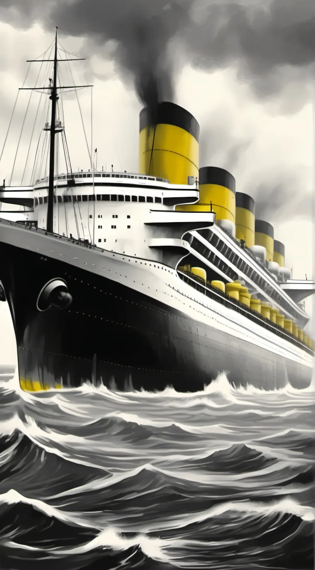 ai character: Titanic  background