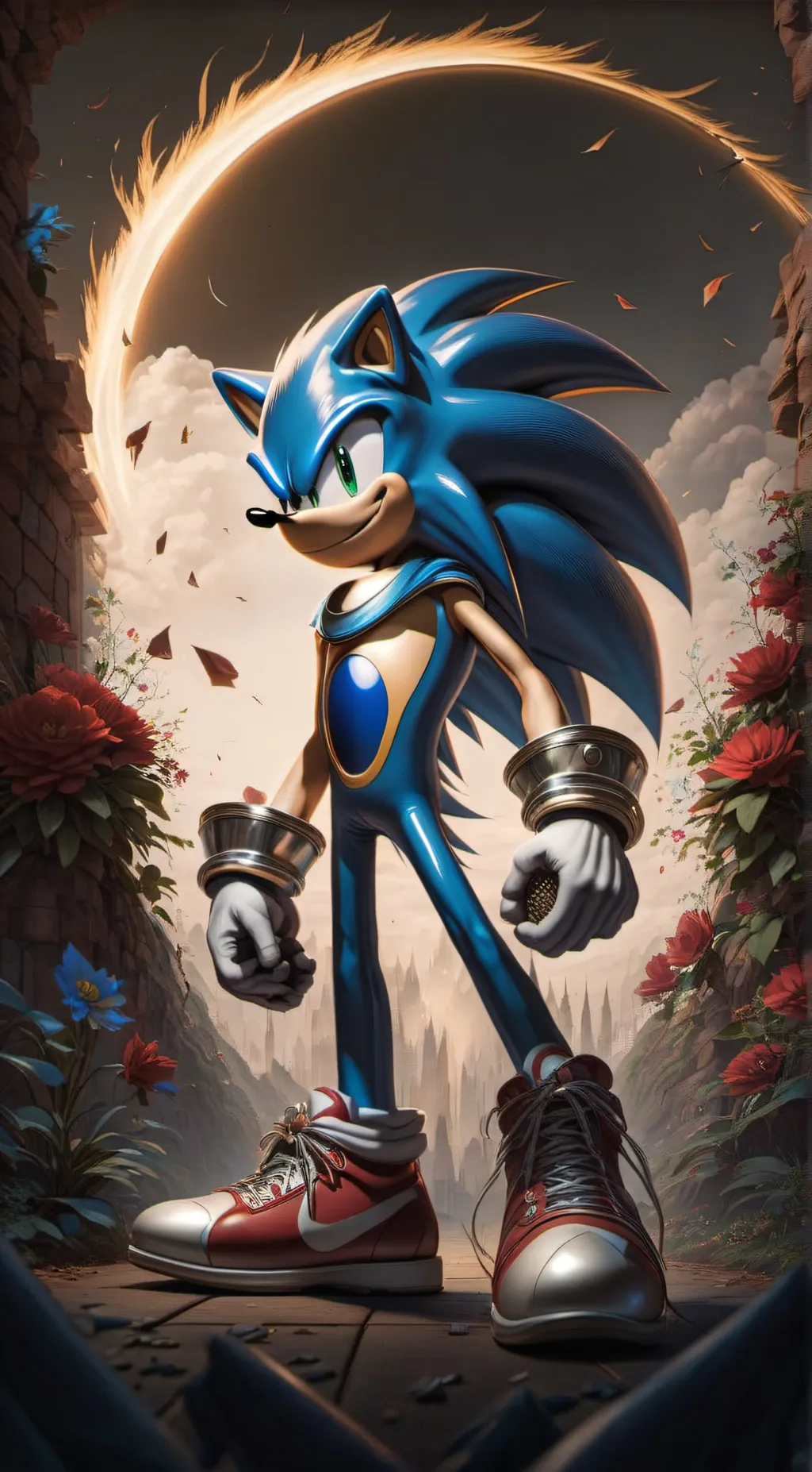 ai character: sonic background