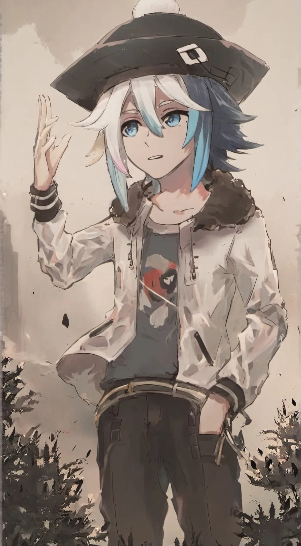 ai character: Rene  background