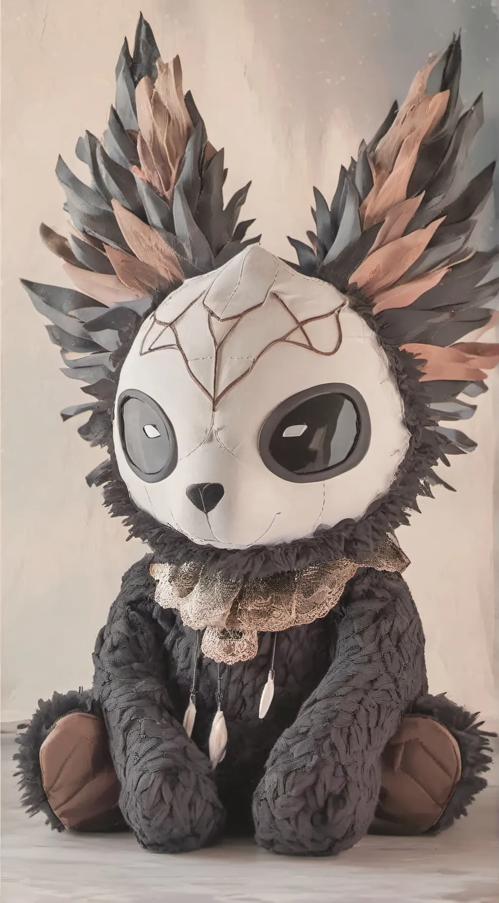 ai character: Plush Puro background