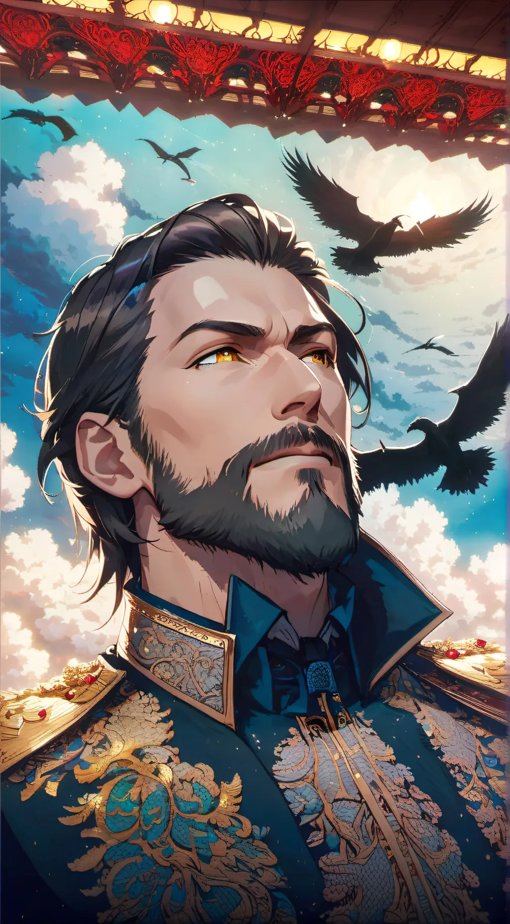 ai character: devle warrior background