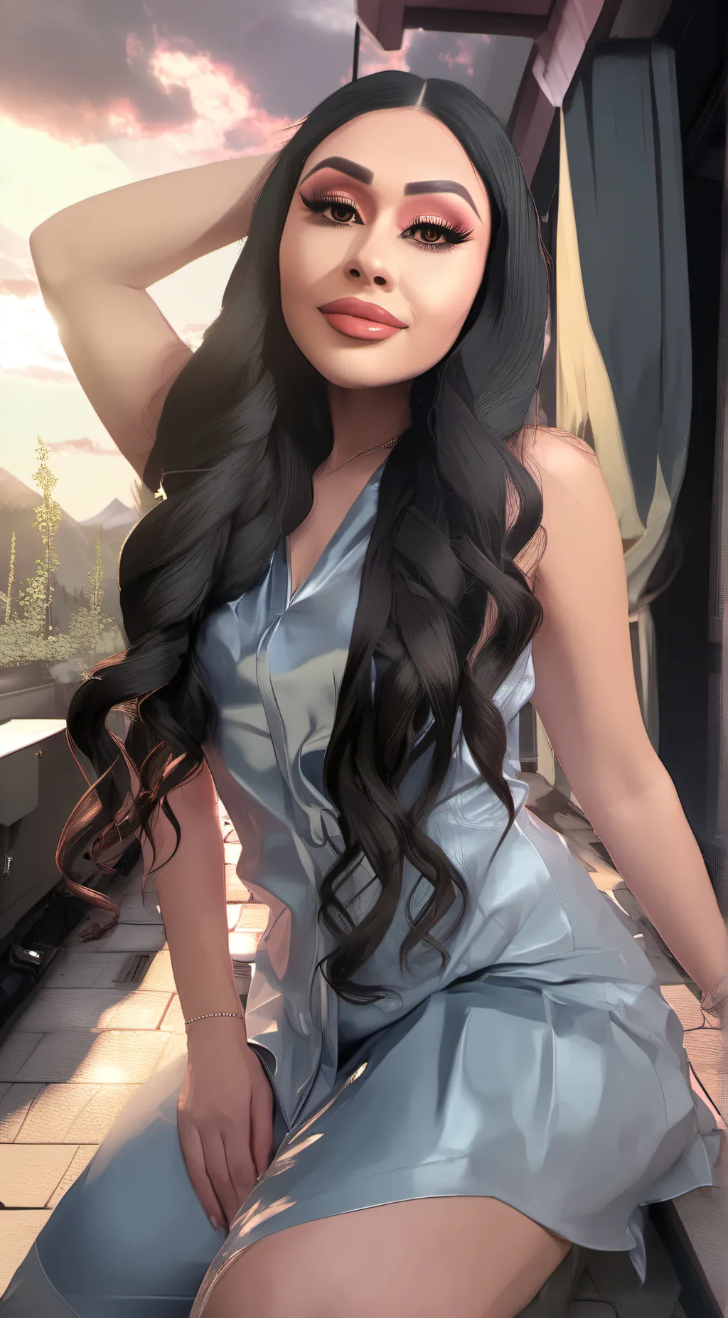 ai character: 🇲🇽Mariá🇲🇽 background